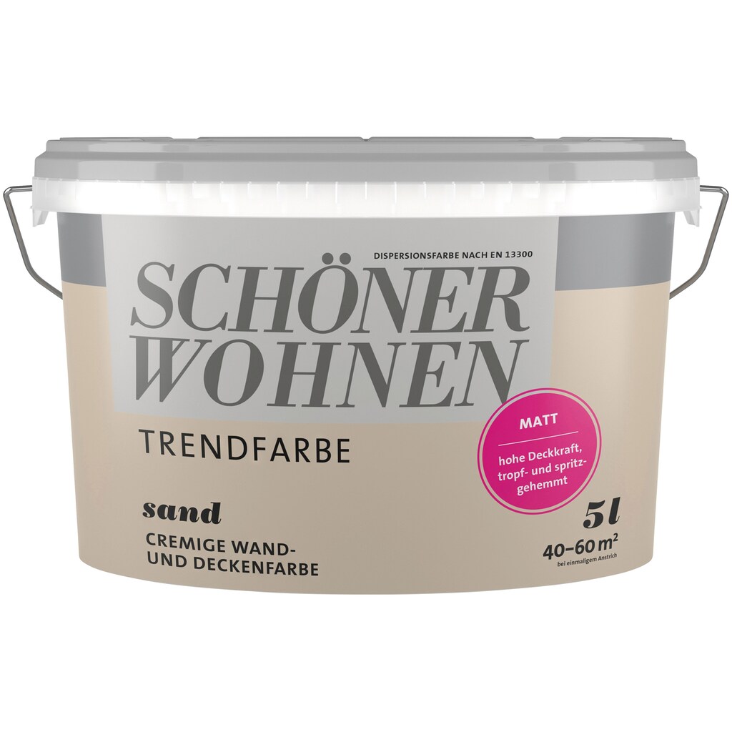 SCHÖNER WOHNEN FARBE Wand- und Deckenfarbe »TRENDFARBE«