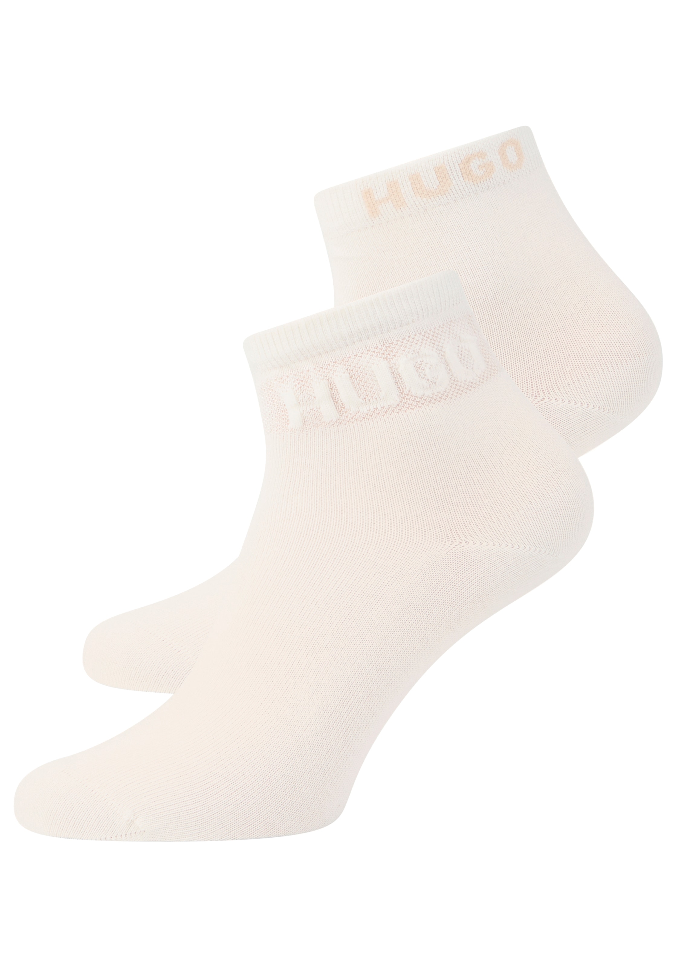 HUGO Underwear Kurzsocken »MESH LOGO« 2 Paar tlg. Einsätze aus halbtransparenten Netzgewebe