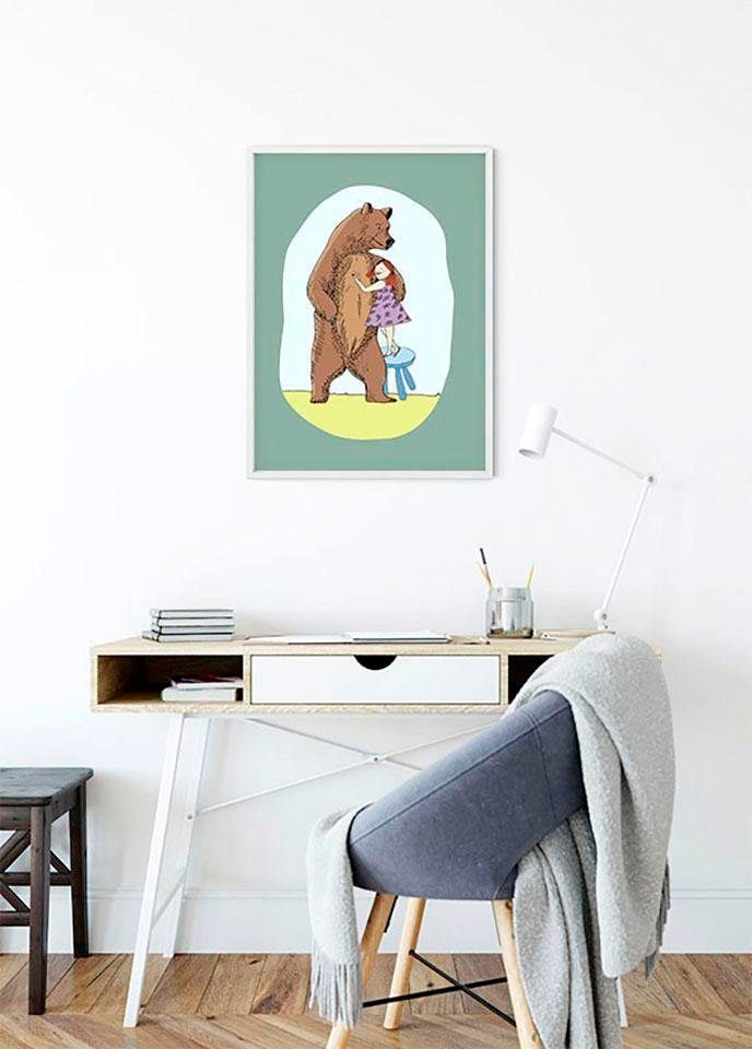 Komar Poster »Lili and Bear«, Tiere, (1 St.), Kinderzimmer, Schlafzimmer,  Wohnzimmer kaufen bei OTTO