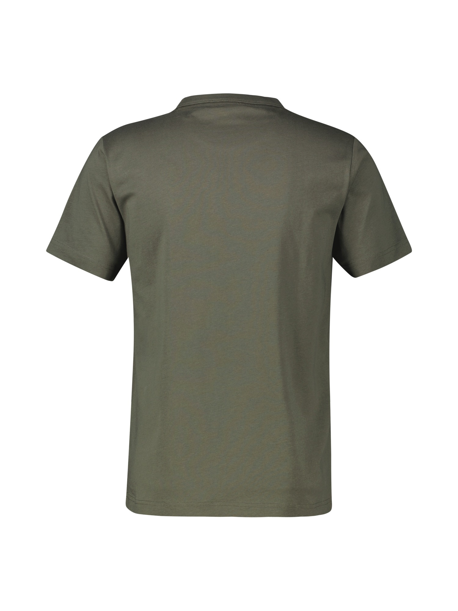 LERROS T-Shirt »LERROS Unifarbenes T-Shirt mit Brustprint«