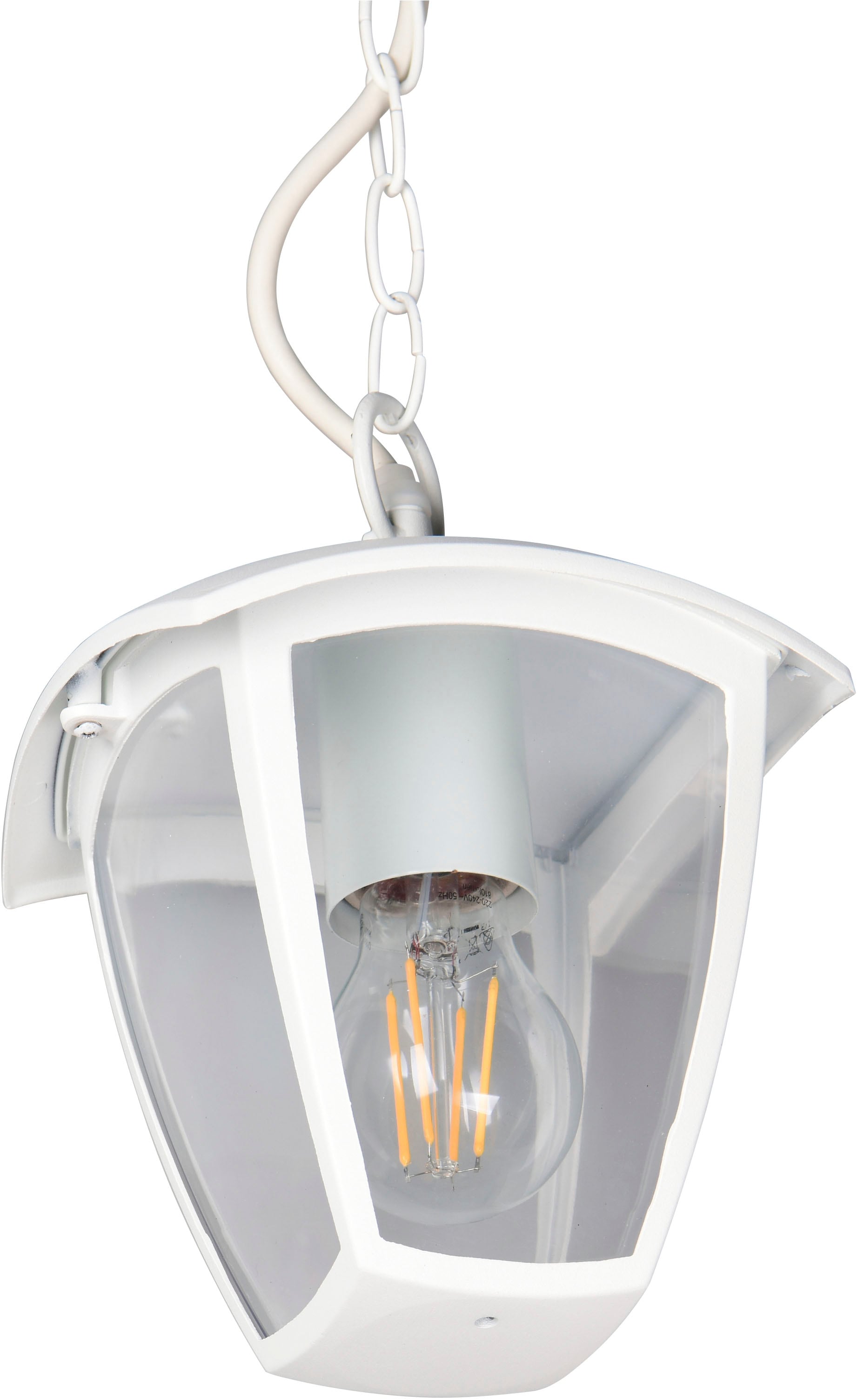 TRIO Leuchten Außen-Deckenleuchte »VENTA, Outdoor Pendelleuchte 1-flammig, exkl 1x E27 max 10W, IP44« E27 1 Stk. warmweiß - kaltweiß Terrassen Hängelampe, Pendelleuchte Garten max Höhe 82cm