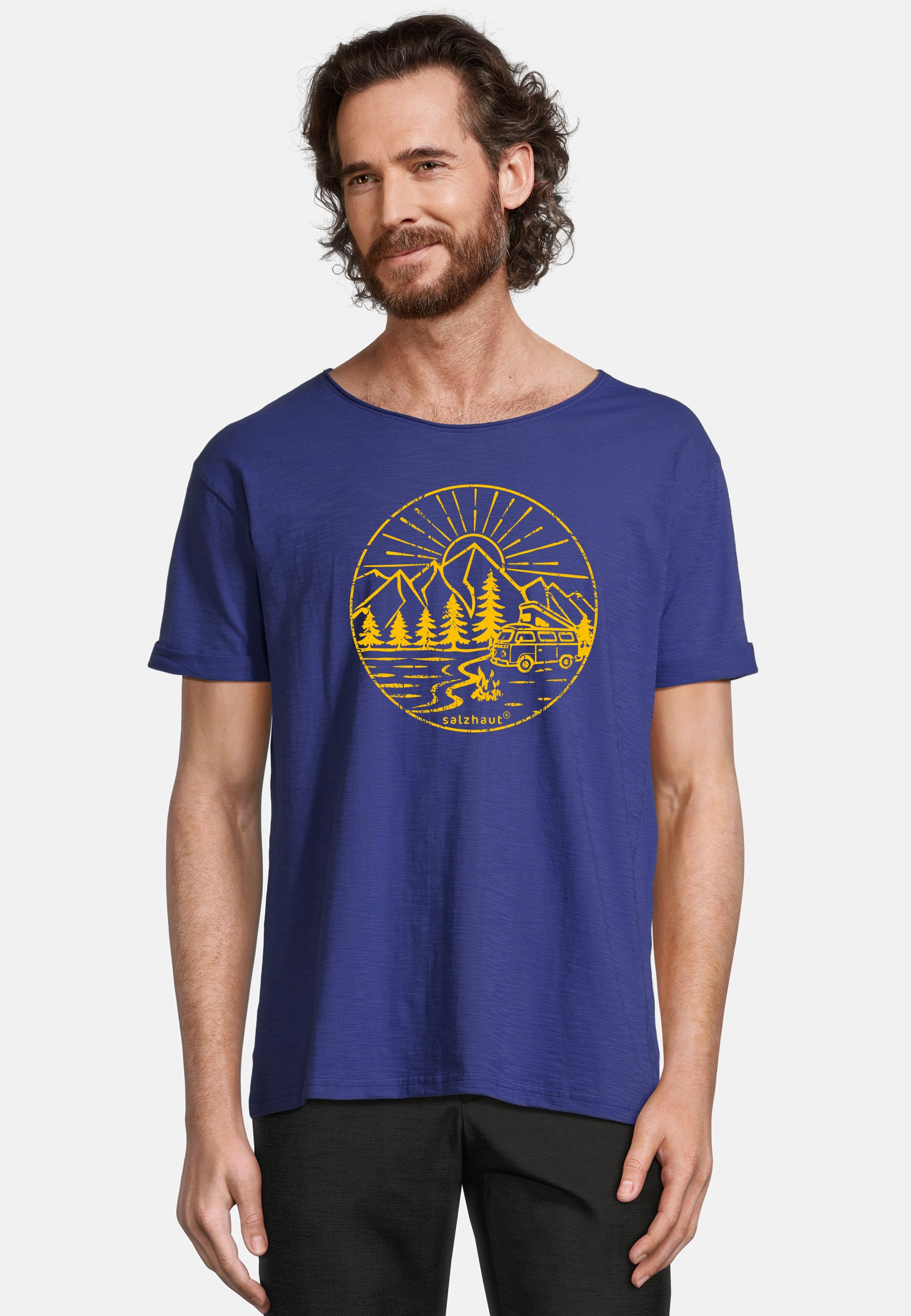 salzhaut T-Shirt »Shirt KIMM - CAMPER«
