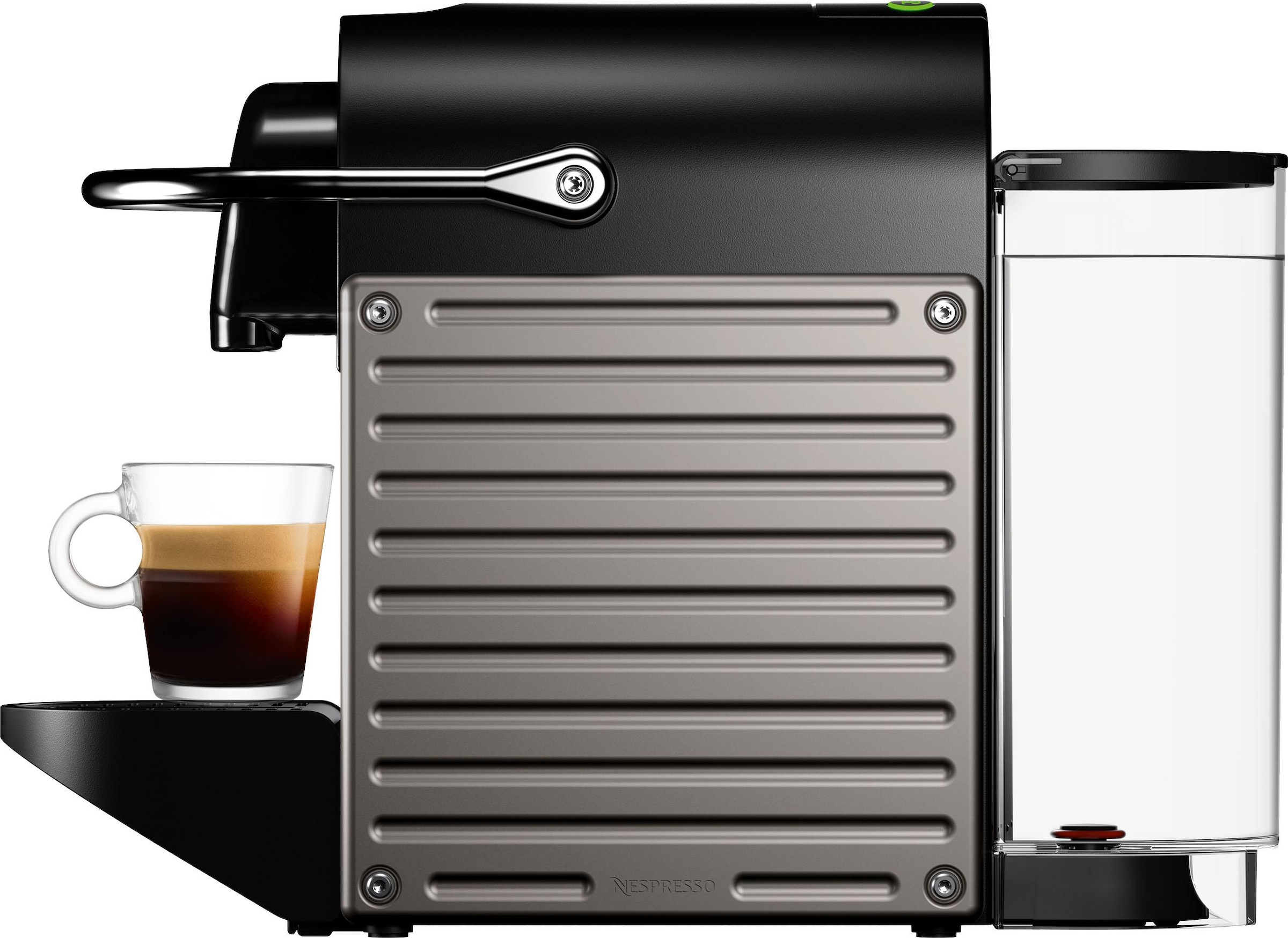 Wassertank: Krups«, L, 7 Nespresso inkl. »XN304T Druck, Kapseln 19 Willkommenspaket Kapselmaschine mit bestellen bei 0,7 jetzt OTTO Pixie von Bar