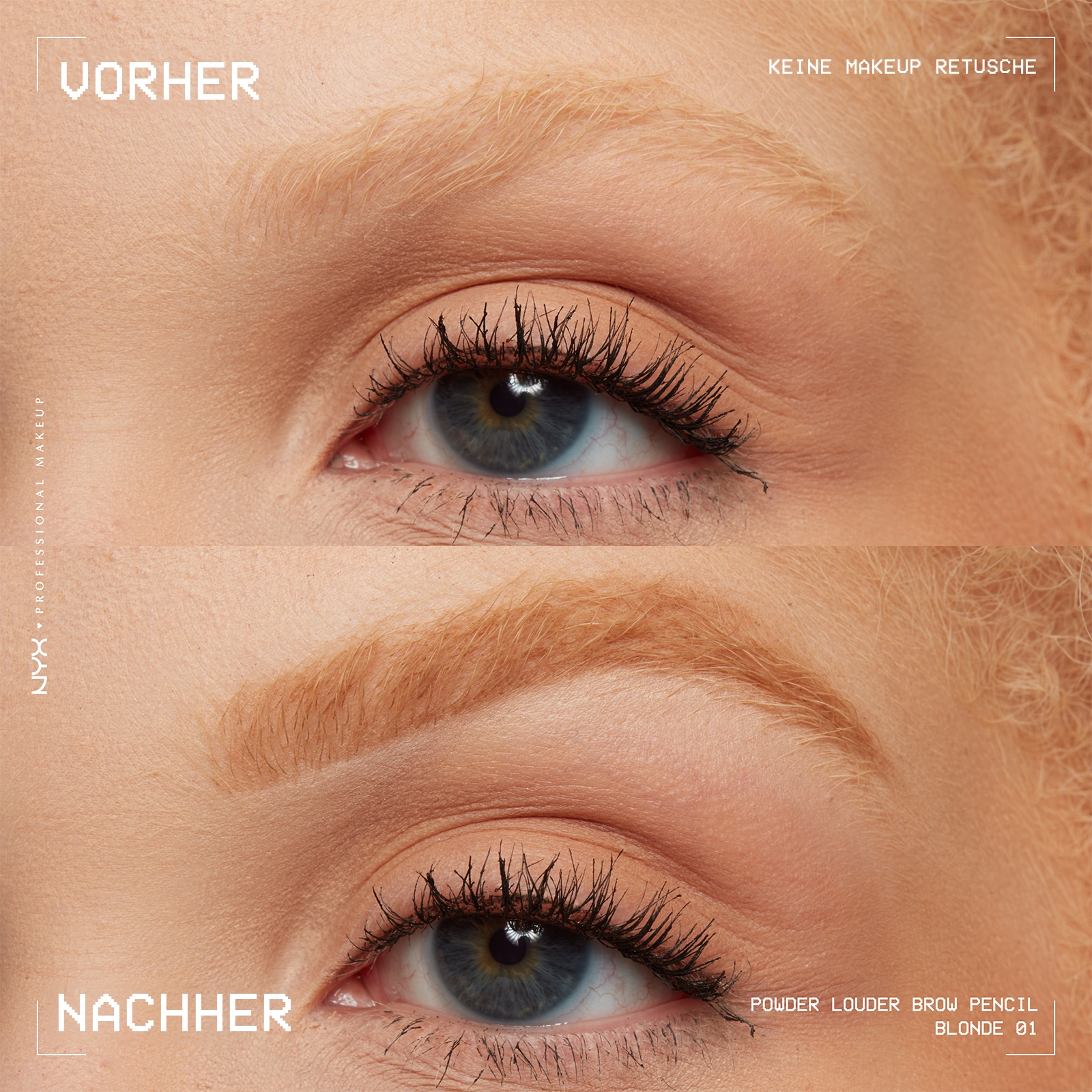 NYX Augenbrauenpflege »Powder Louder Brow Pencil«, mit Mikrofiber