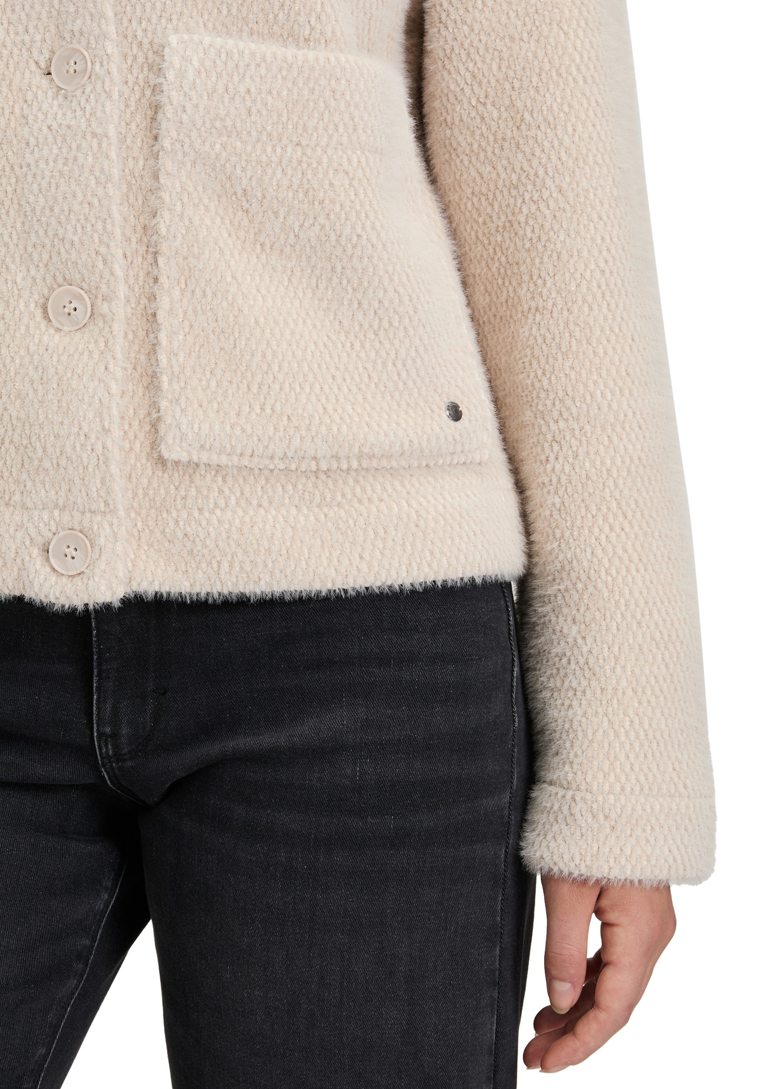 Betty&Co Outdoorjacke »Casual-Jacke mit Kragen«