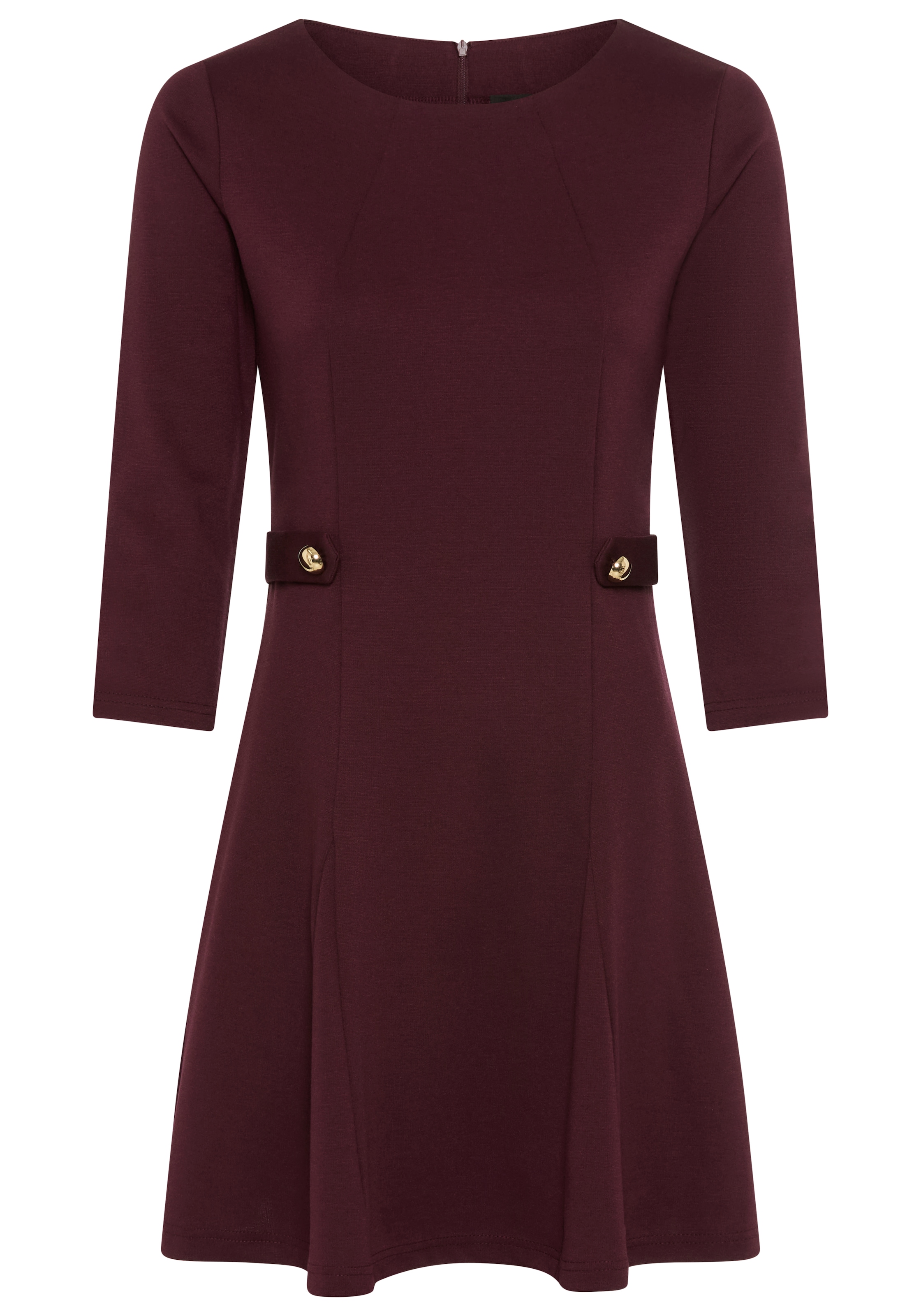 Laura Scott Jerseykleid, figurschmeichelnd mit Knopfdetail - NEUE KOLLEKTION