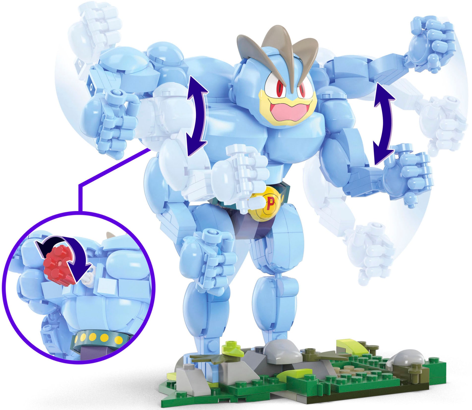 MEGA Konstruktions-Spielset »Pokémon Machomei«