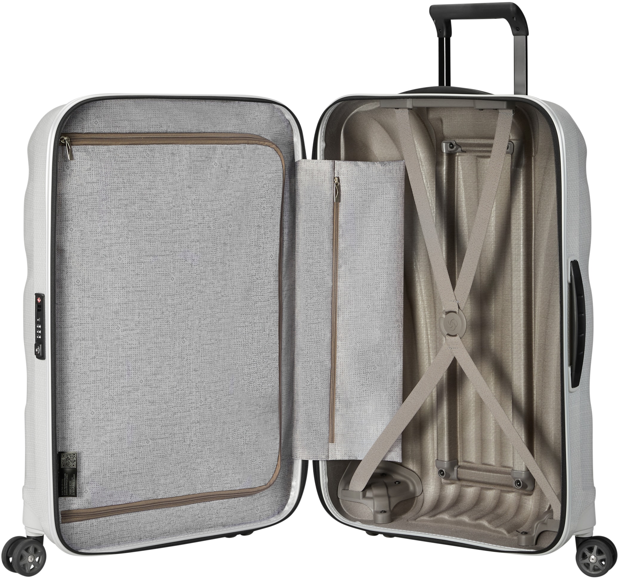 Samsonite Hartschalen-Trolley »C-LITE, verschiedene Größen und Farben«, 4 Rollen, Reisekoffer Aufgabegepäck Trolley TSA-Zahlenschloss Made in Europe