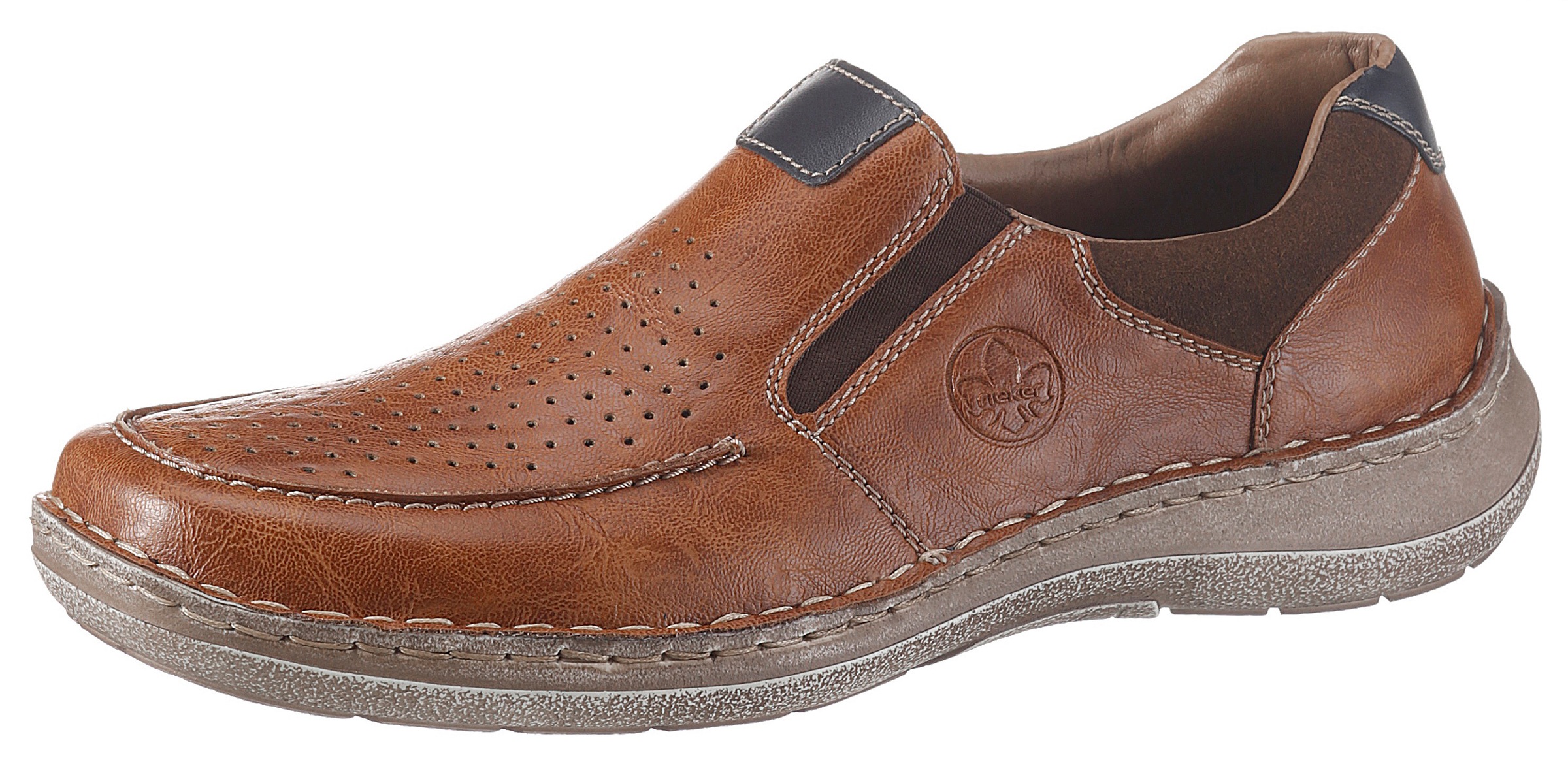 Rieker Slipper, mit seitlicher Logoprägung
