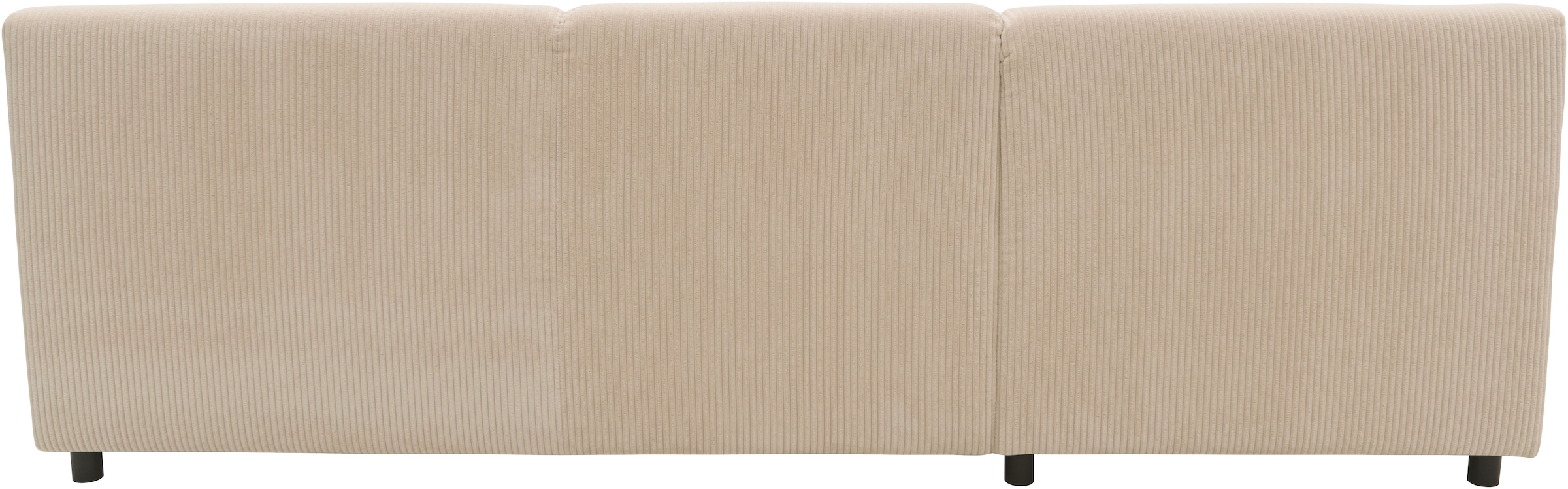 DOMO collection Ecksofa »Turah 2, L-Form, Cord oder Luxus-Microfaser, komfortabler Federkern«, B/T/H: 241/146/79 cm, incl. Zierkissen, wahlweise mit Bettfunktion