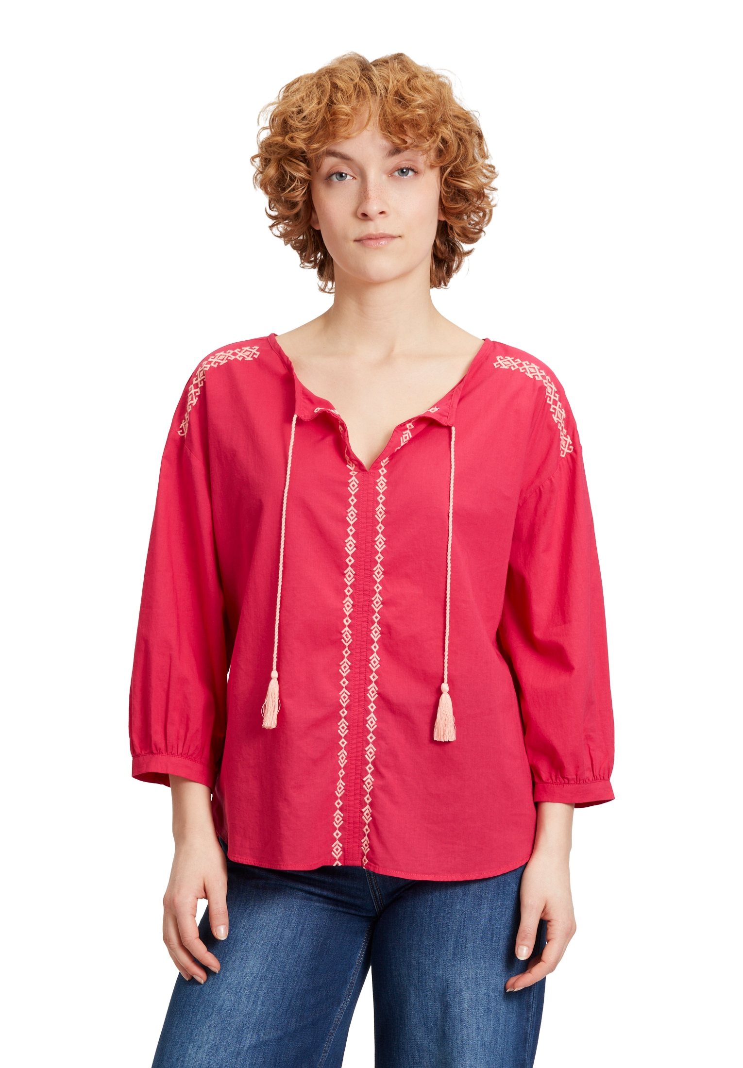 Cartoon Klassische Bluse »Tunika-Bluse mit Stickerei«