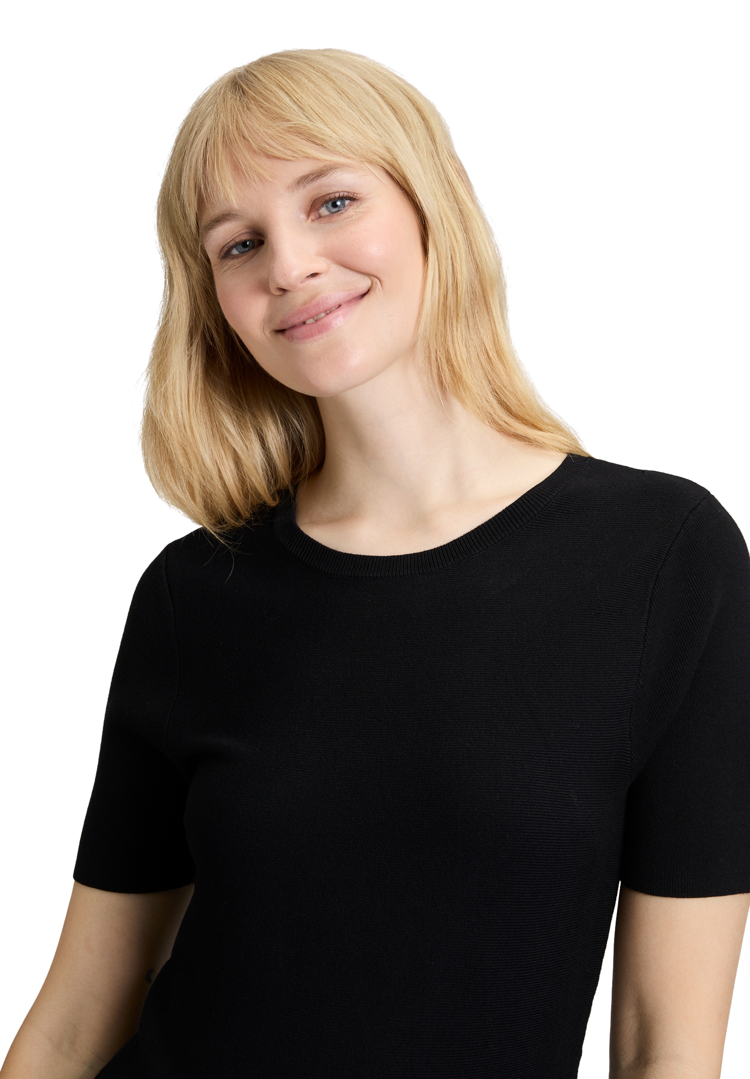 Vera Mont Strickkleid »Strickkleid mit Rundhalsausschnitt«