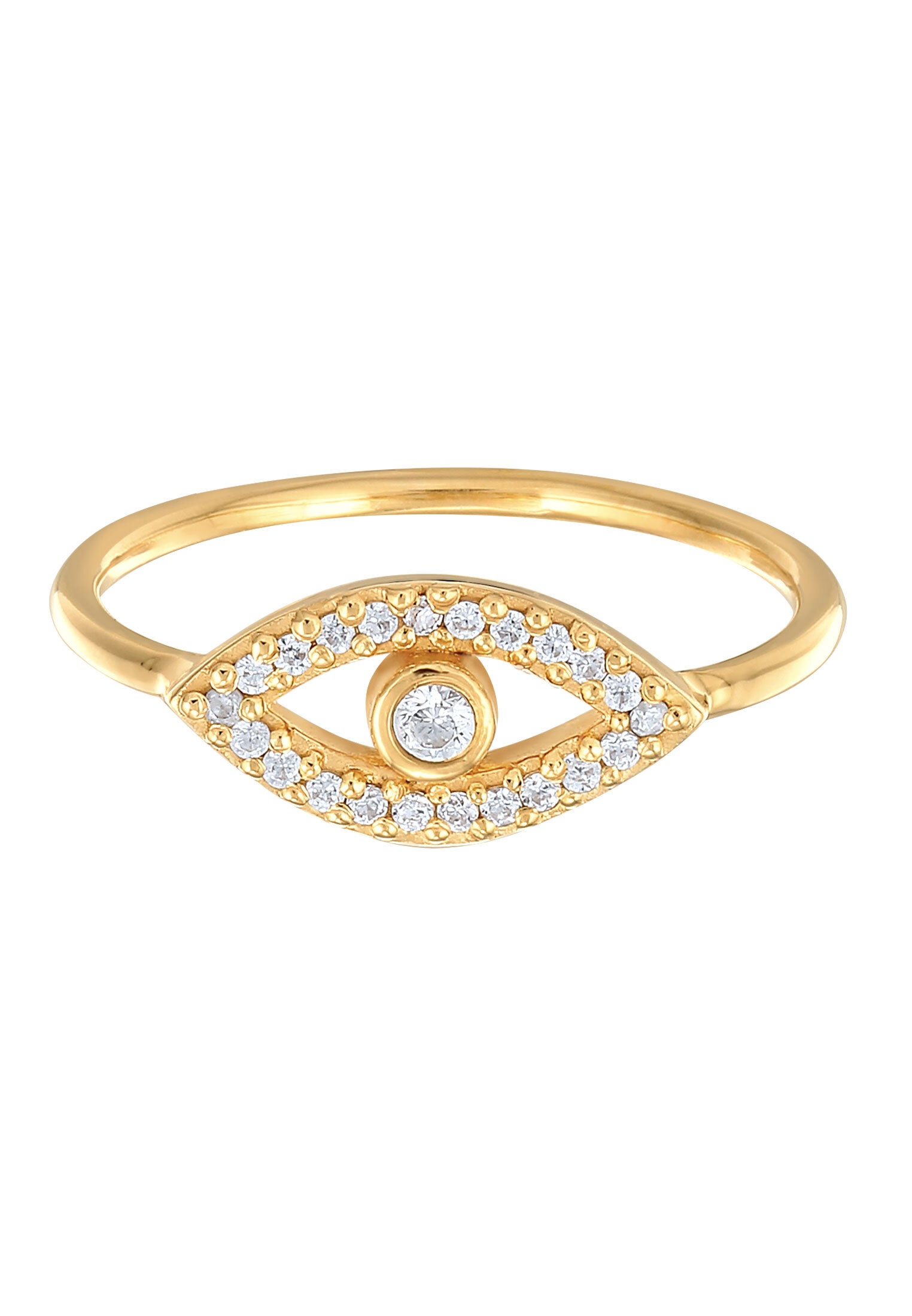 Elli Silberring »Ring Evil Eye Zirkonia Kristalle 925 Silber«