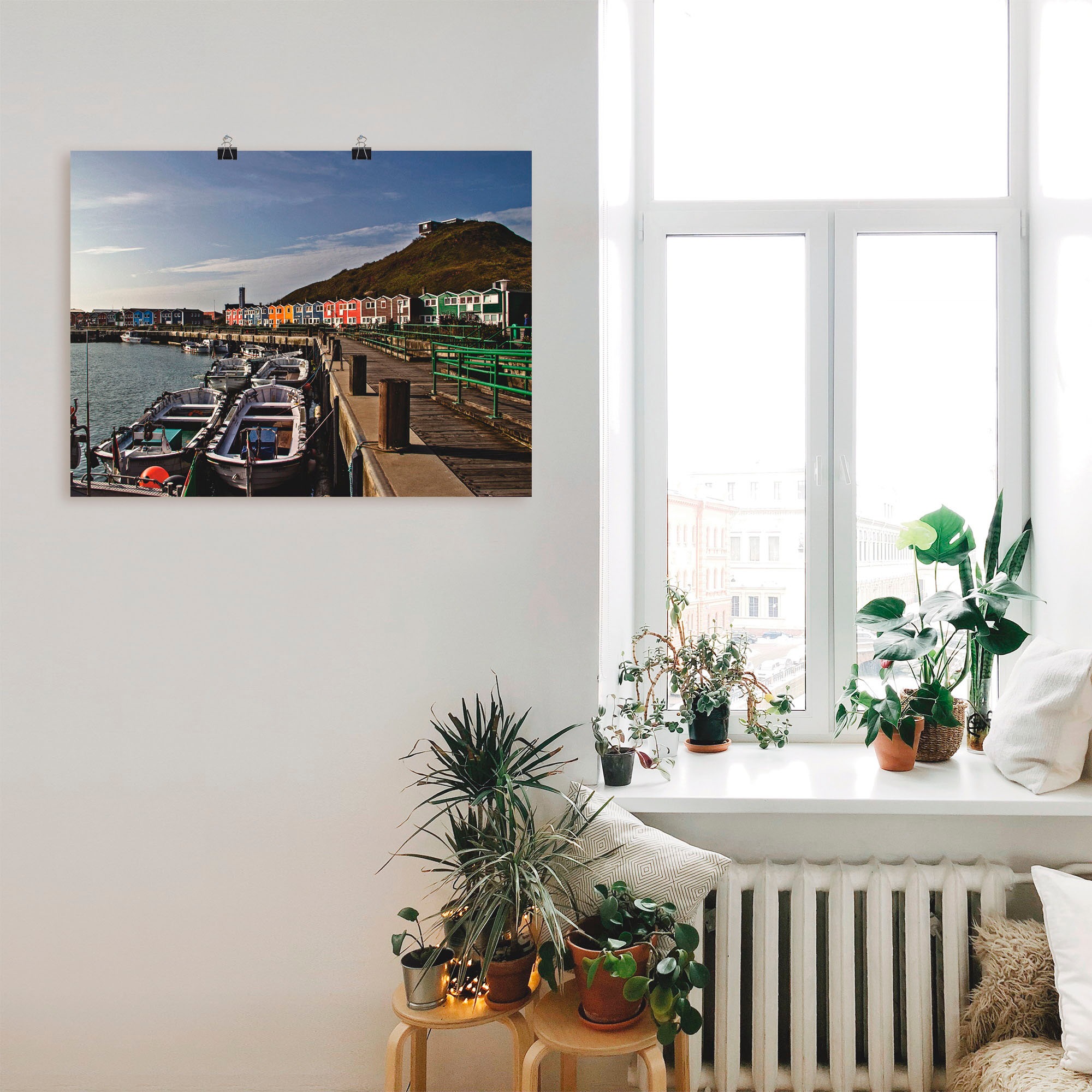Artland Wandbild »Hafen Helgoland«, Europa, St.), Größen bestellen versch. oder OTTO Poster online als in bei (1 Wandaufkleber Leinwandbild