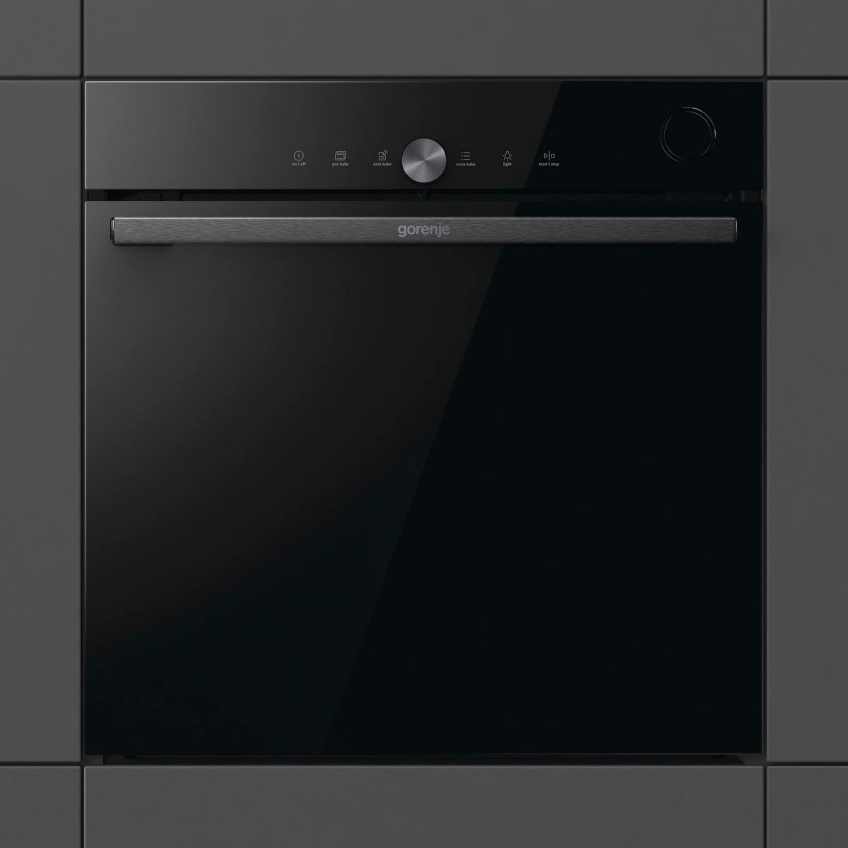 GORENJE Backofen  »BSA6747DGWI«, mit 2-fach-Teleskopauszug, Aqua-Reinigungsfunktion, AirFry-Funktion