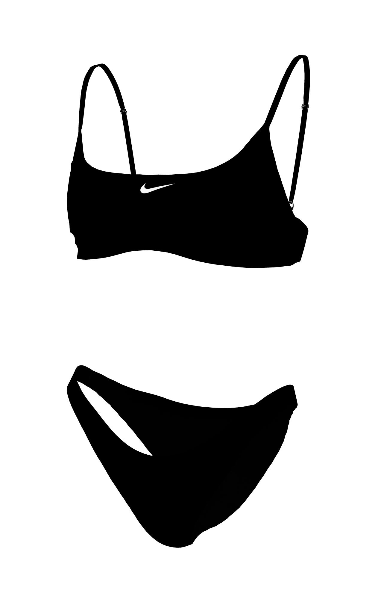 Nike Bustier-Bikini »BRALETTE BIKINI SET« Set, 2 Stk. für Jugendliche, sportlicher Stil, schnell trocknendes Material