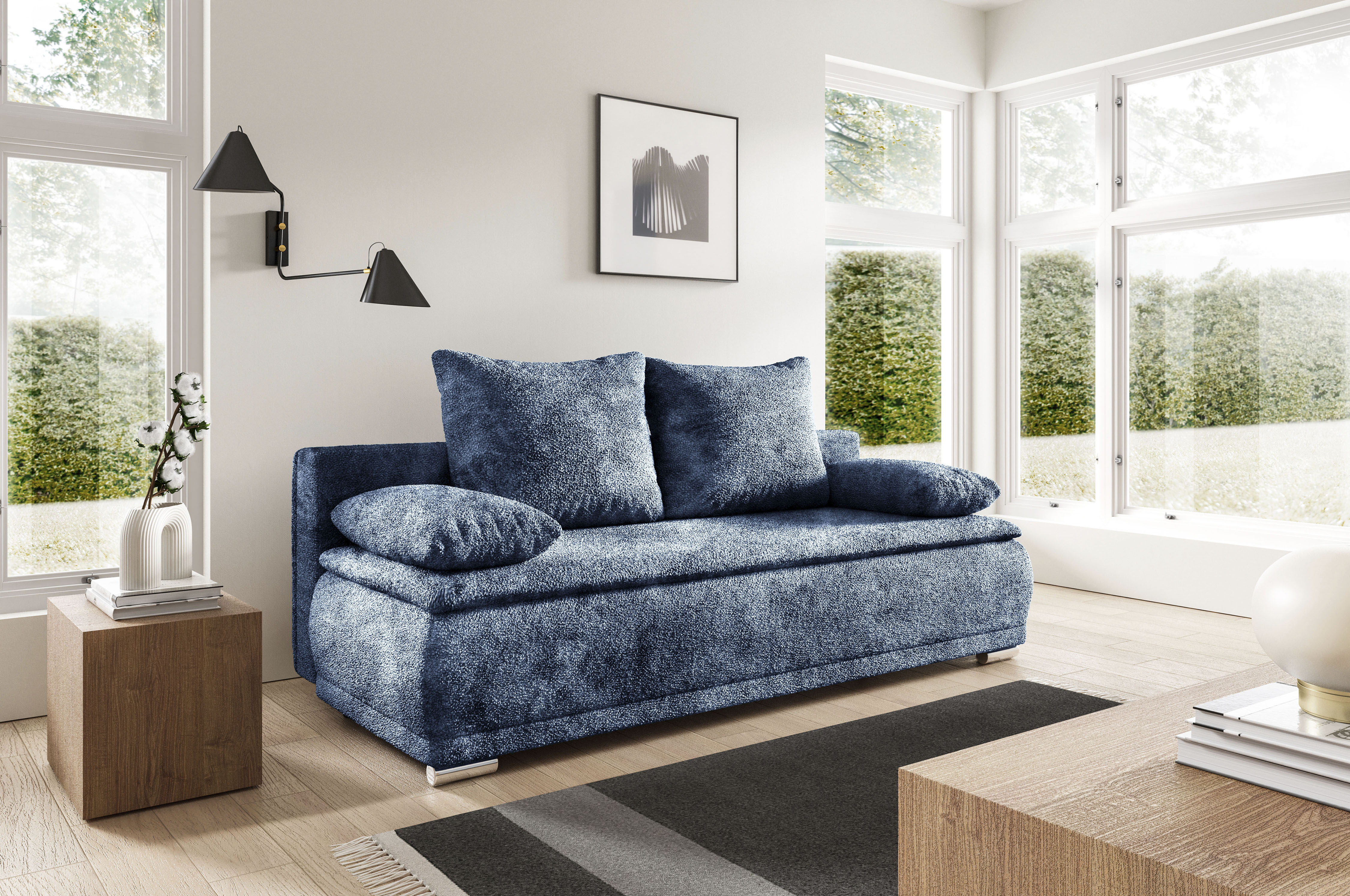 Schlafsofa »Biggi«, 2-Sitzer Sofa & Schlafcouch