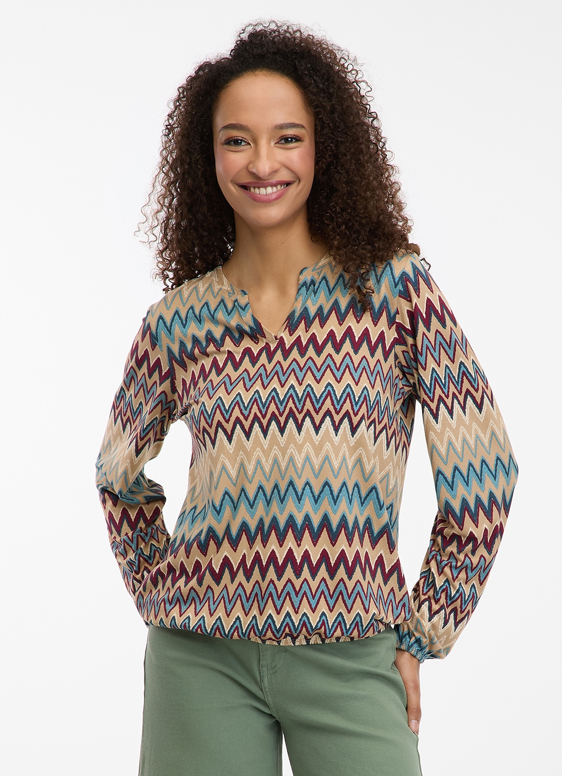 Ragwear Langarmshirt »SANTICA PRINT«