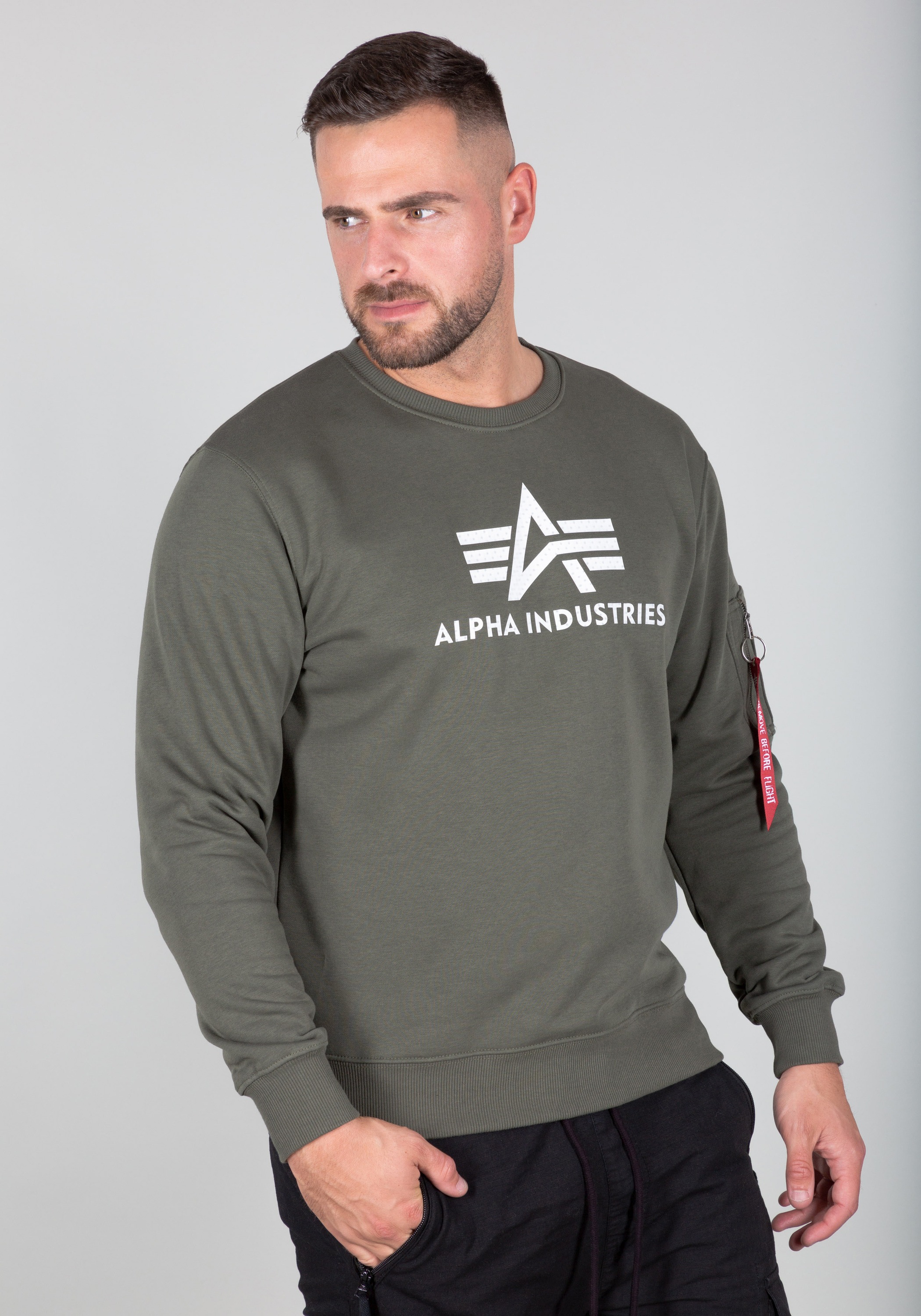 Alpha Industries Sweater »Alpha Industries Men - Sweatshirts 3D Logo Sweater II«
