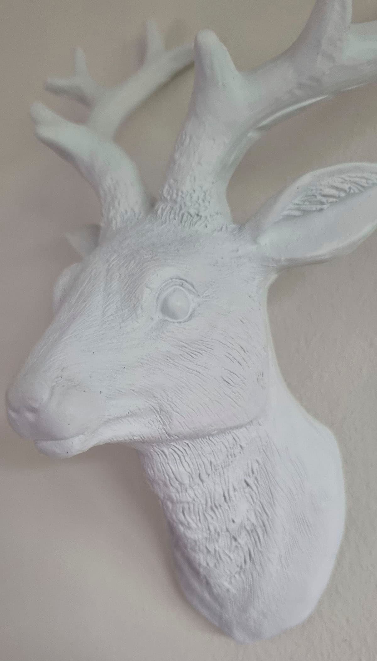 Ambiente Haus Tierfigur »Hirsch Wanddeko - weiss (H) 20cm«