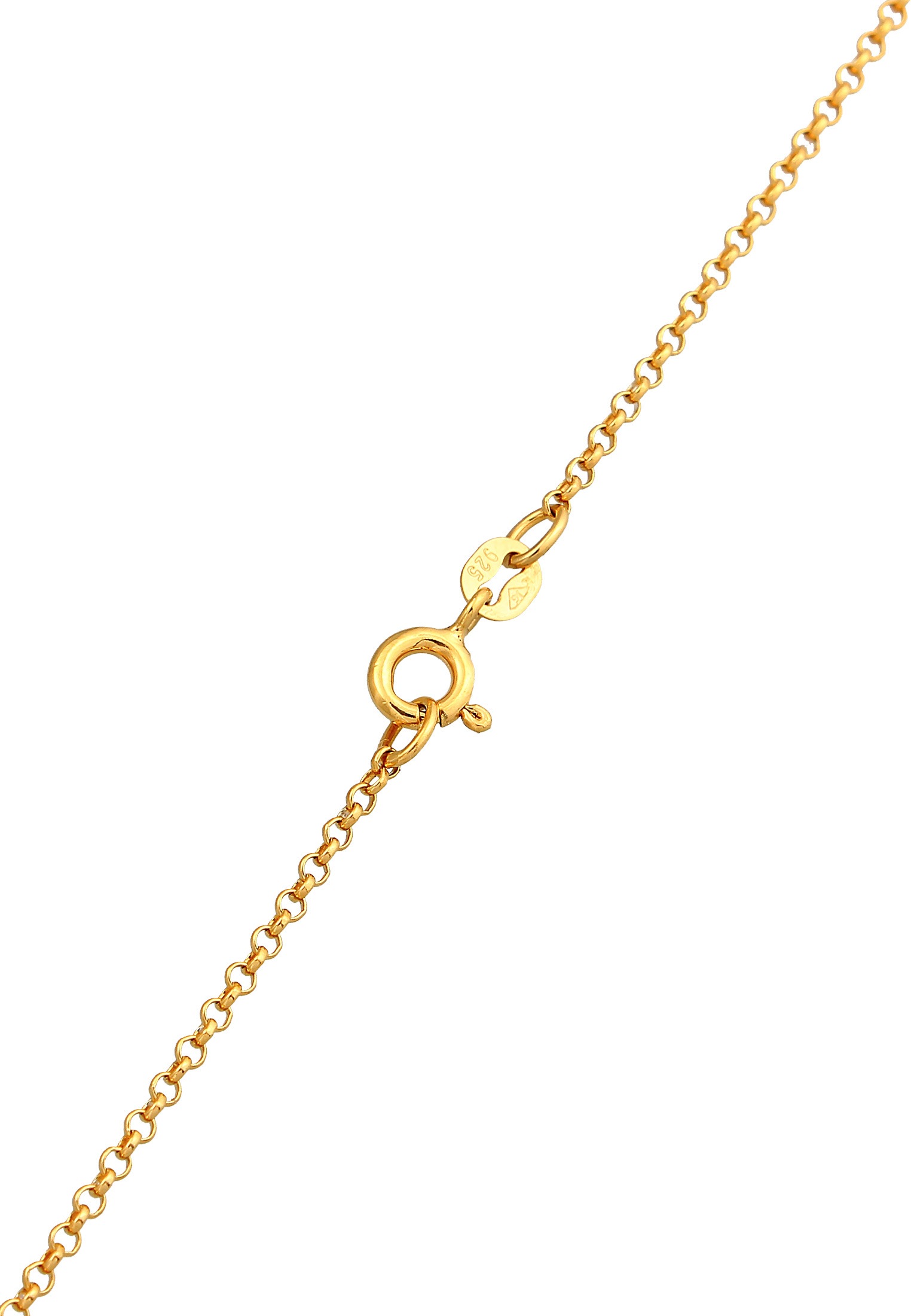 Elli Silberkette »Halskette Kristalle Blüte Blume 925 Sterling Silber«