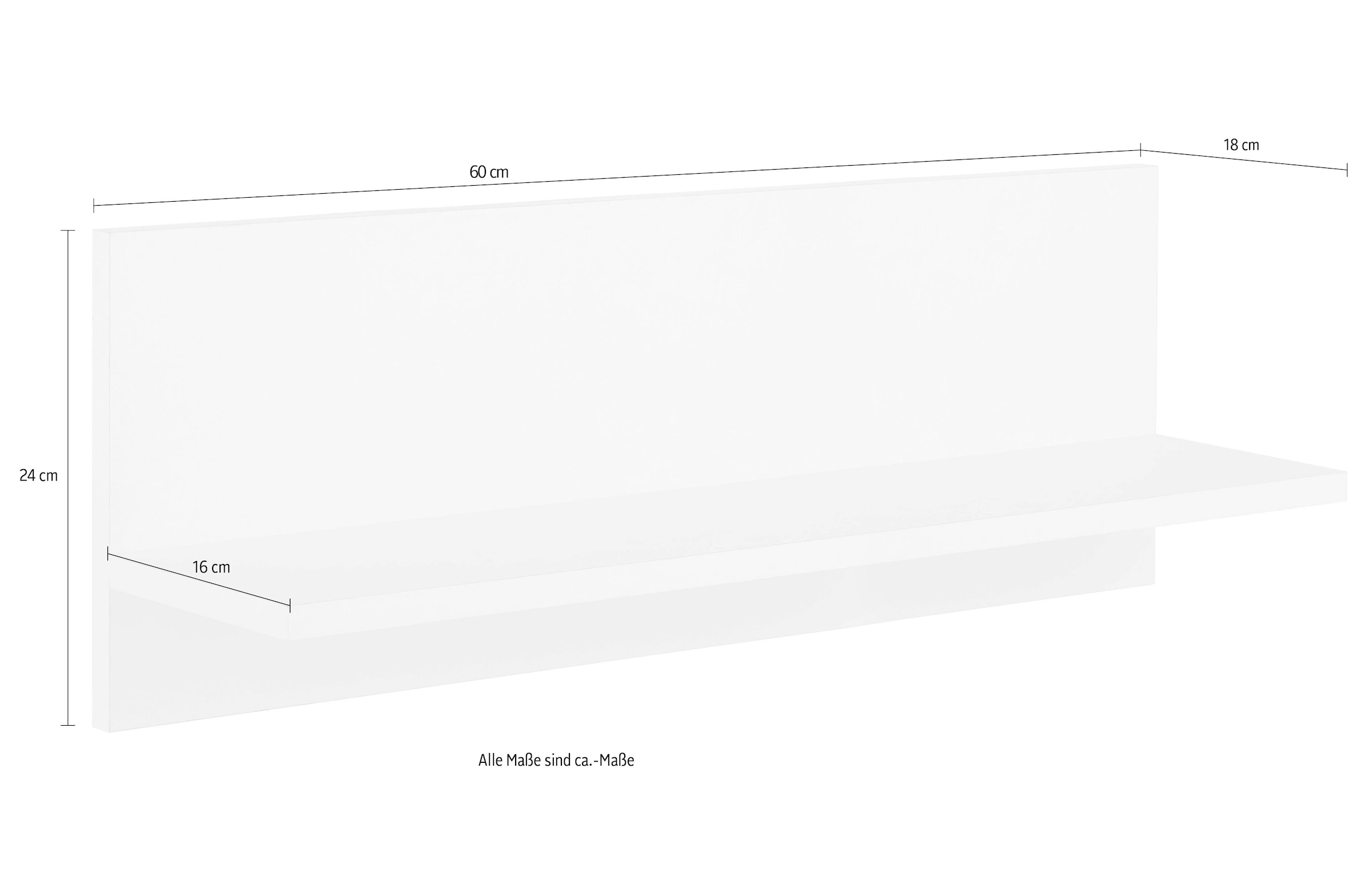 KOCHSTATION Wandboard »KS-Virginia« 60 cm breit