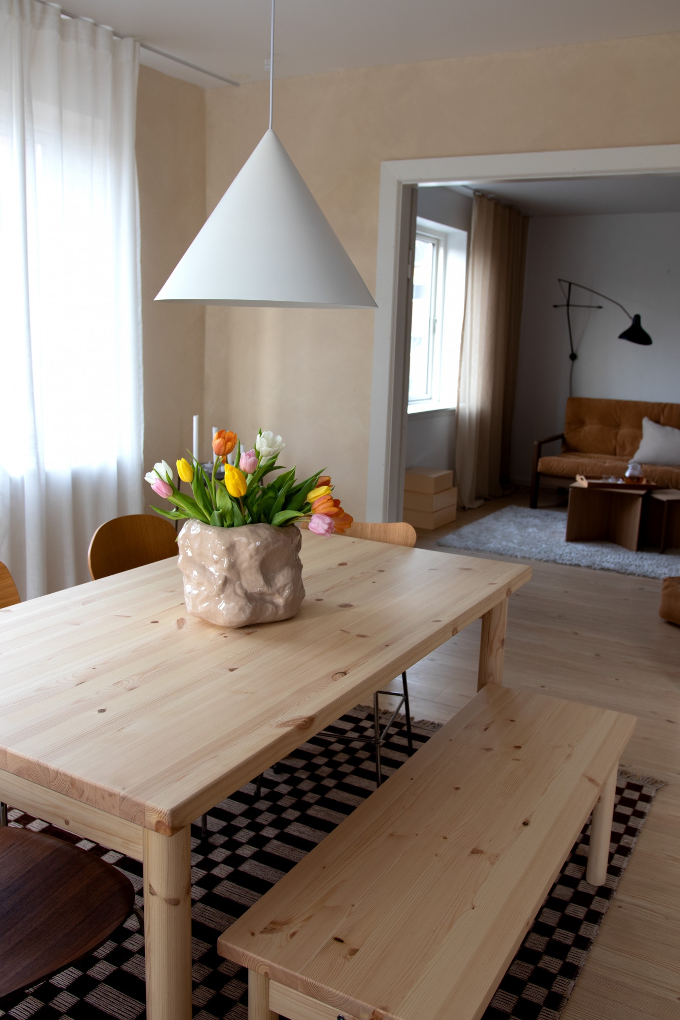 Karup Design Esstisch »PACE DINING TABLE«, aus FSC®-zertifiziertem Kiefernholz, Größe 150 x 75 cm.