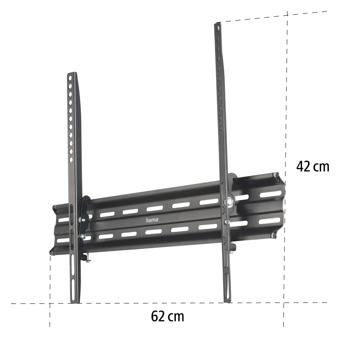 Hama TV-Wandhalterung »Wandhalterung (neigbar,32" - 75", VESA 600x 400)« bis 191 cm Zoll