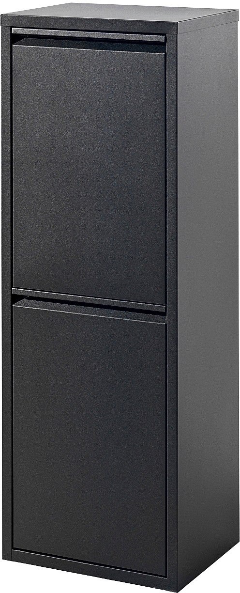 Heine Home Mülleimer in grau, Größe B/H/T: 33,5 cm x 92 cm x 25 cm