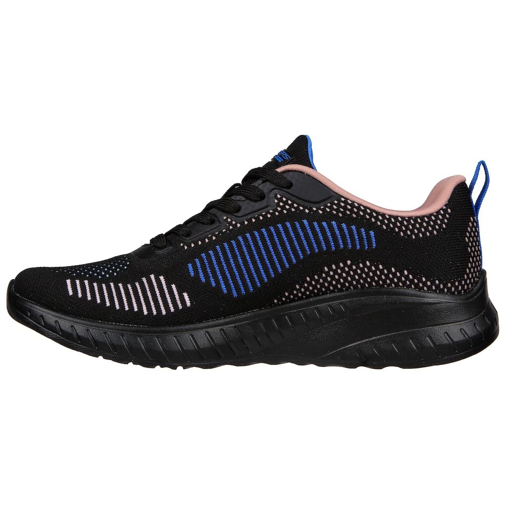 Skechers Sneaker »BOBS SQUAD CHAOS COLOR CRUSH«, in toller Farbkombi, Freizeitschuh, Halbschuh, Schnürschuh