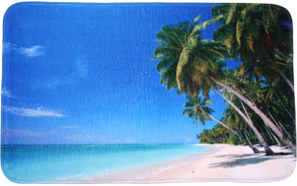 Sanilo Badaccessoire-Set »Karibik« bestehend aus WC-Sitz, Badteppich, Stöpsel, Seifenspender, WC-Bürste