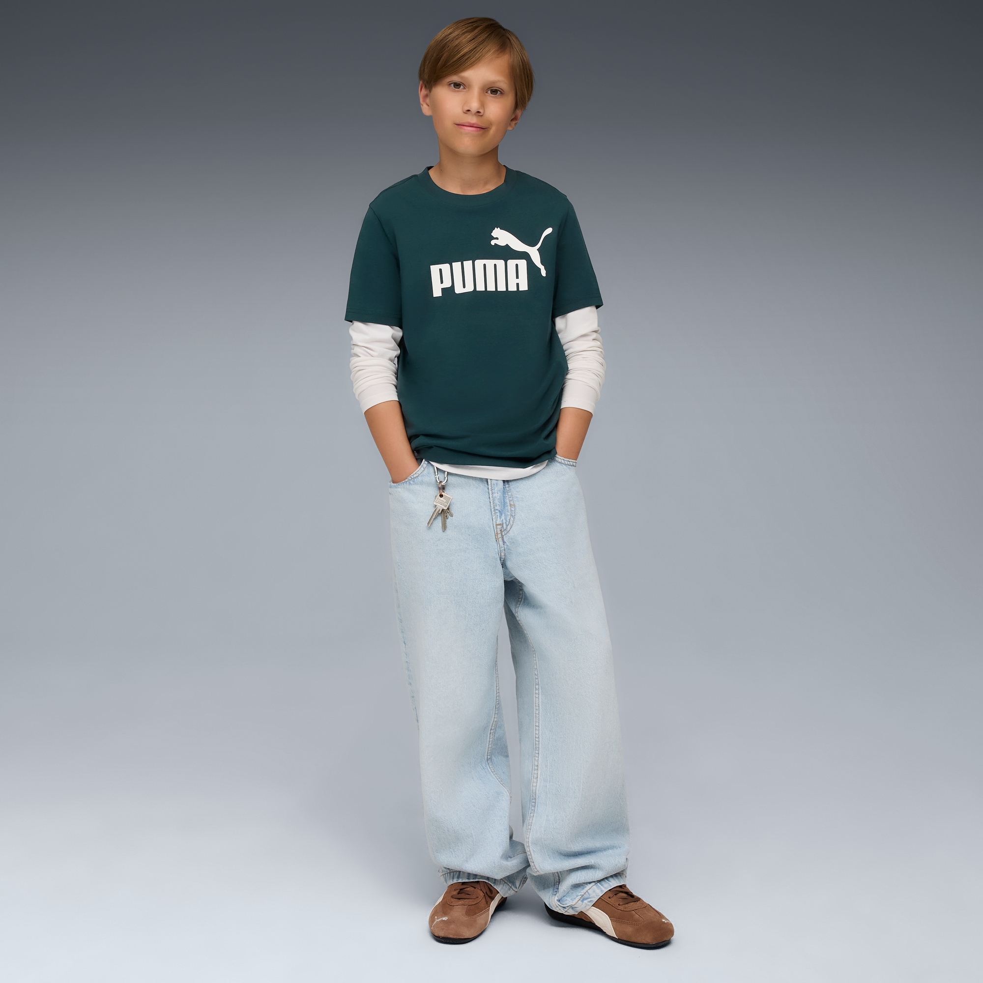 PUMA T-Shirt »ESS NO. 1 LOGO TEE B«, für Kinder, 100% Baumwolle