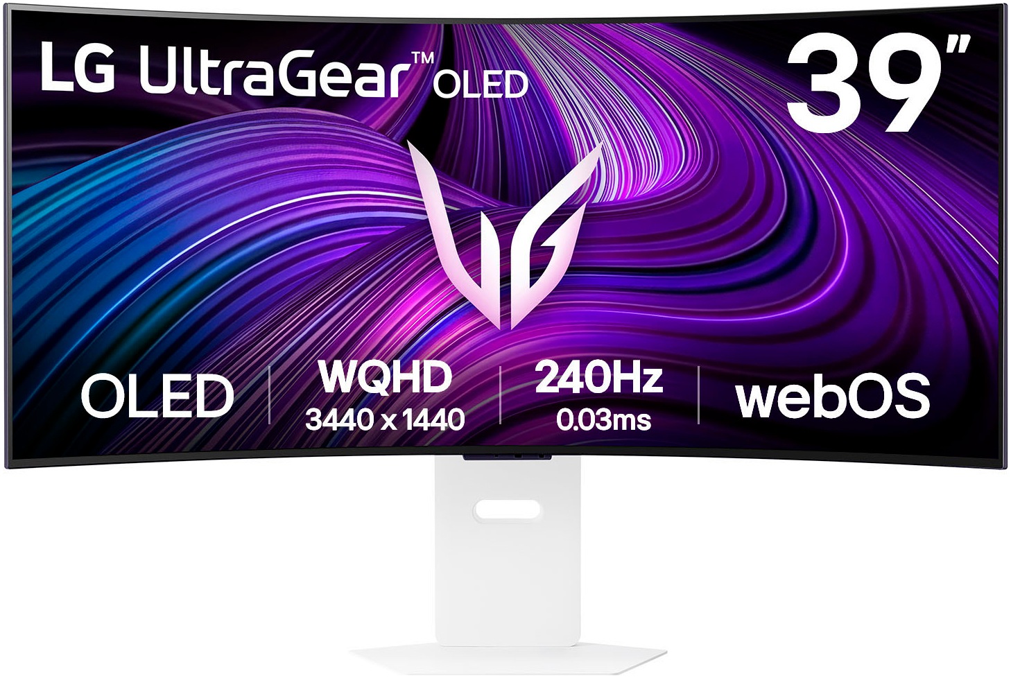 Lg Curved-Gaming-OLED-Monitor »39GX90SA« 99 cm/39 ′′ 3440 x 1440 px UWQHD 0,03 Reaktionszeit 240 Hz