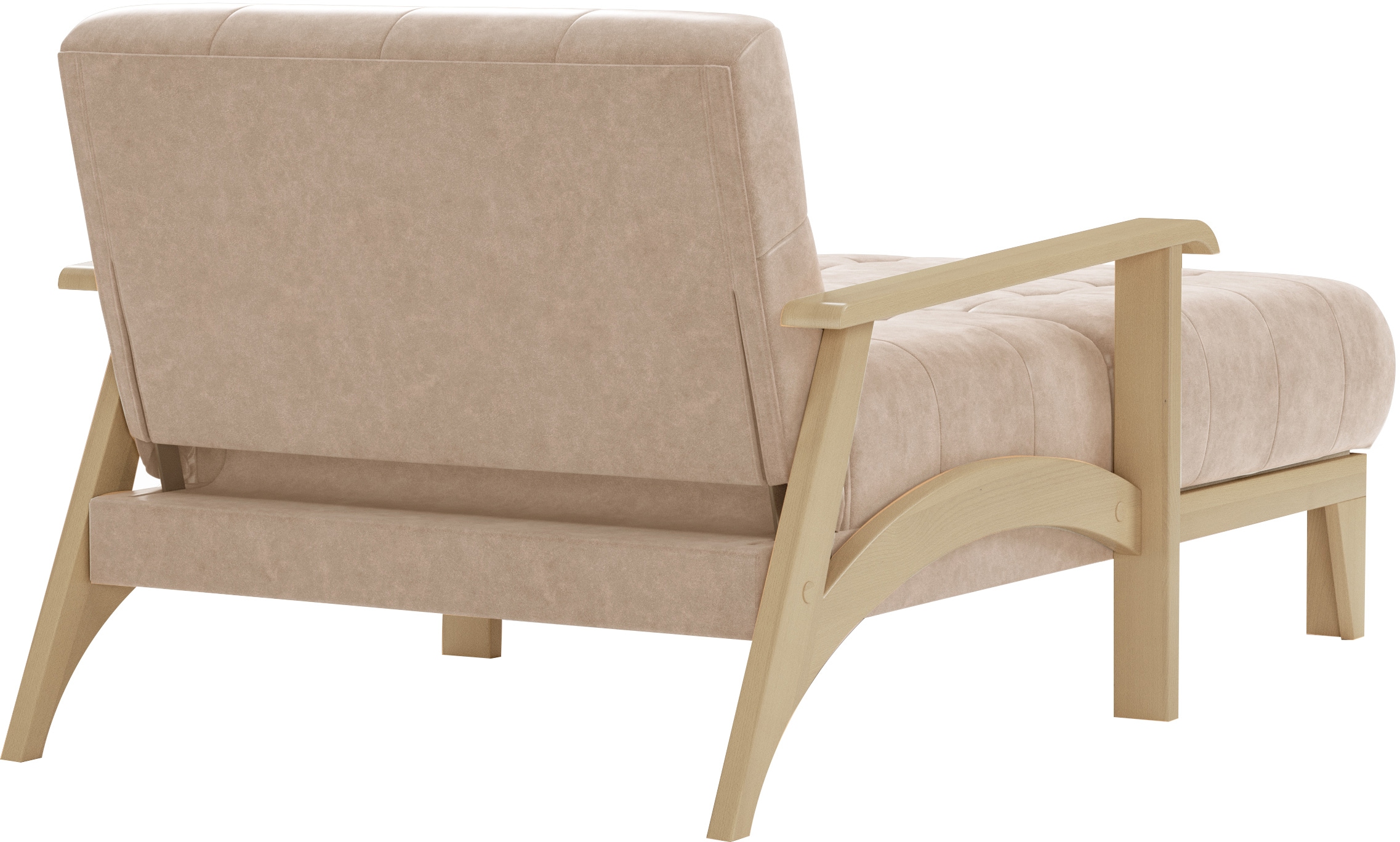 sit&more Recamiere »Billund«, Armlehnen aus Buchenholz in natur, verschiedene Bezüge und Farben