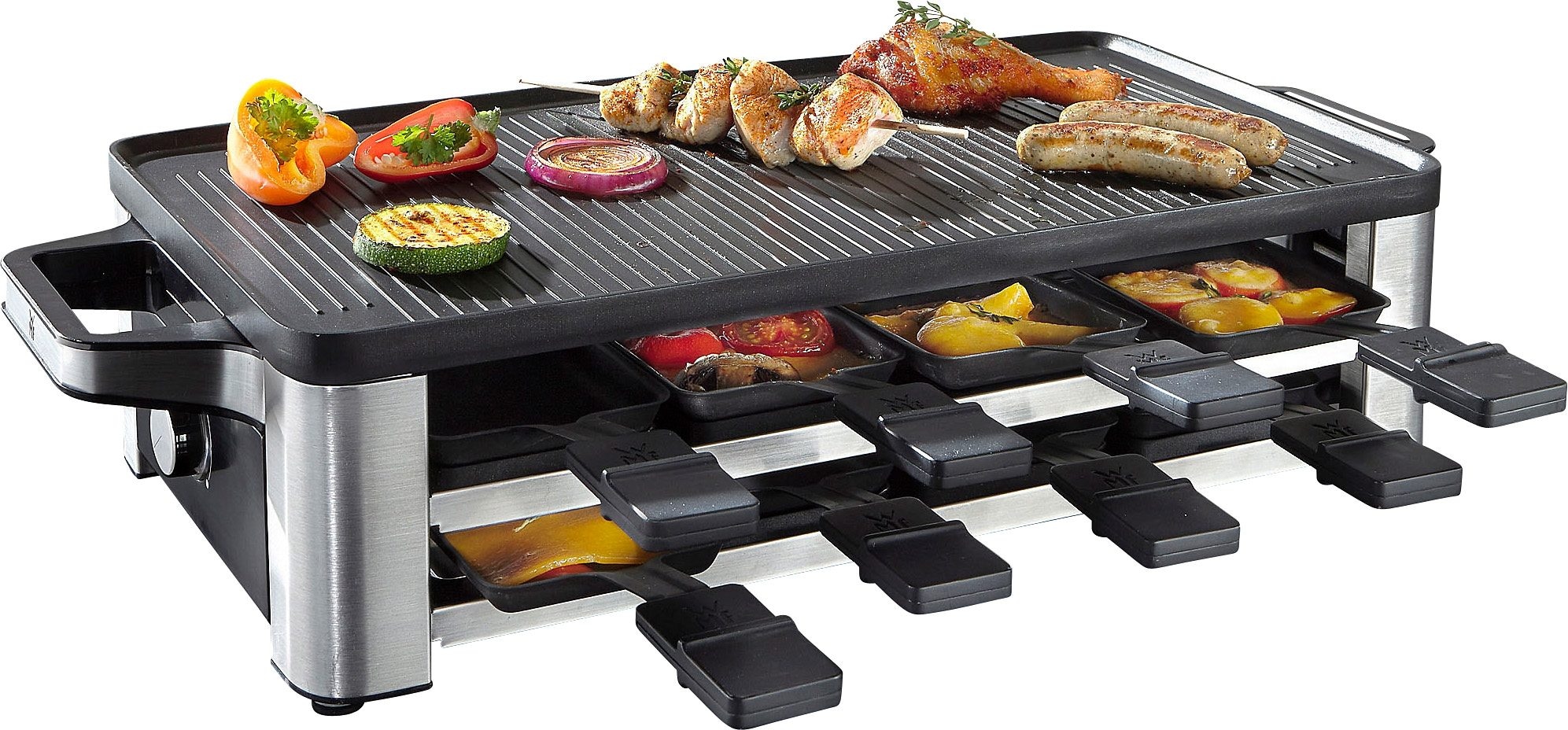 Raclette »LONO«, 8 St. Raclettepfännchen, 1500 W