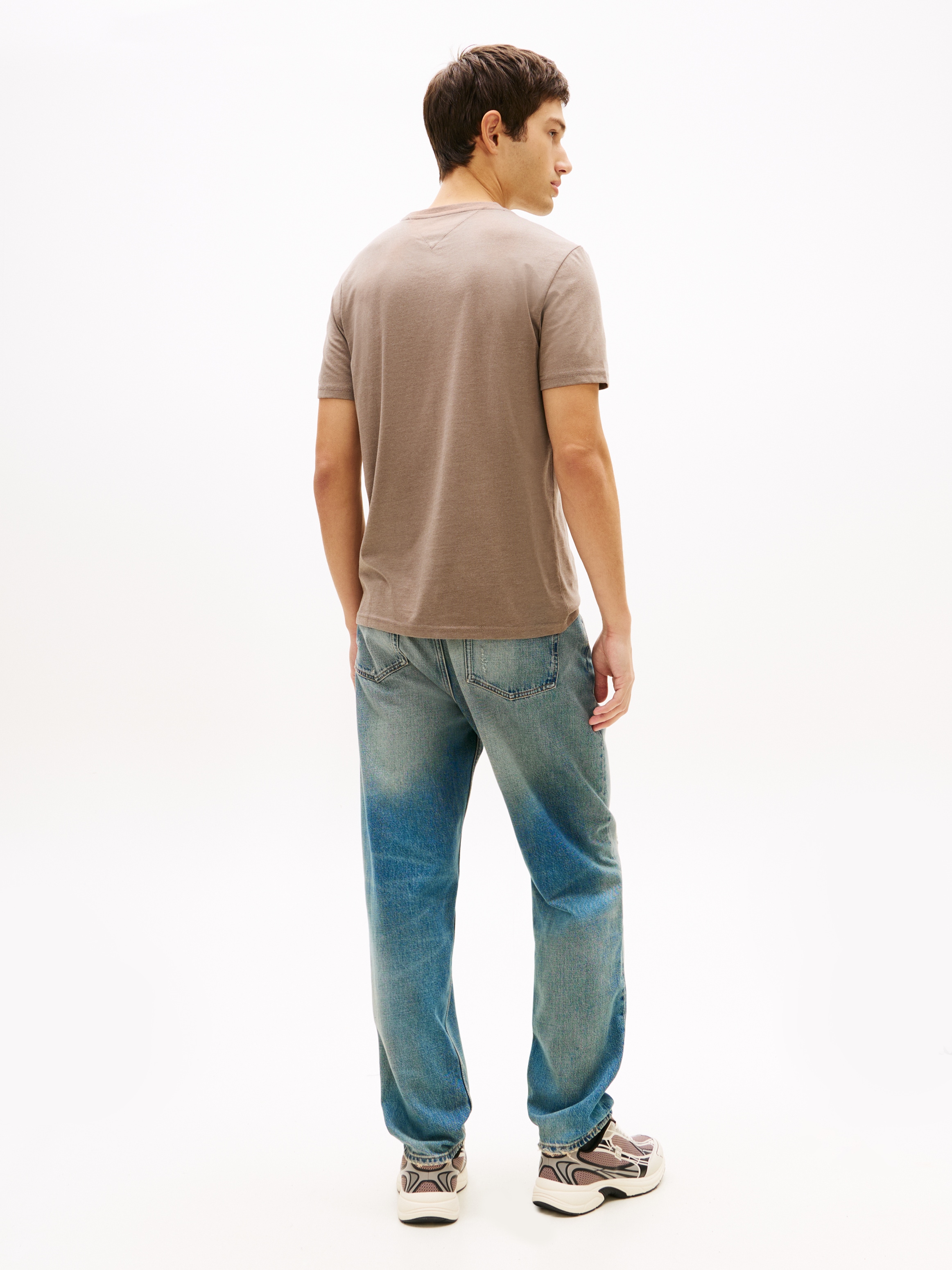 Tommy Jeans T-Shirt »TJM XSLIM JASPE HTR TEE EXT« Mit Rundhalsausschnitt