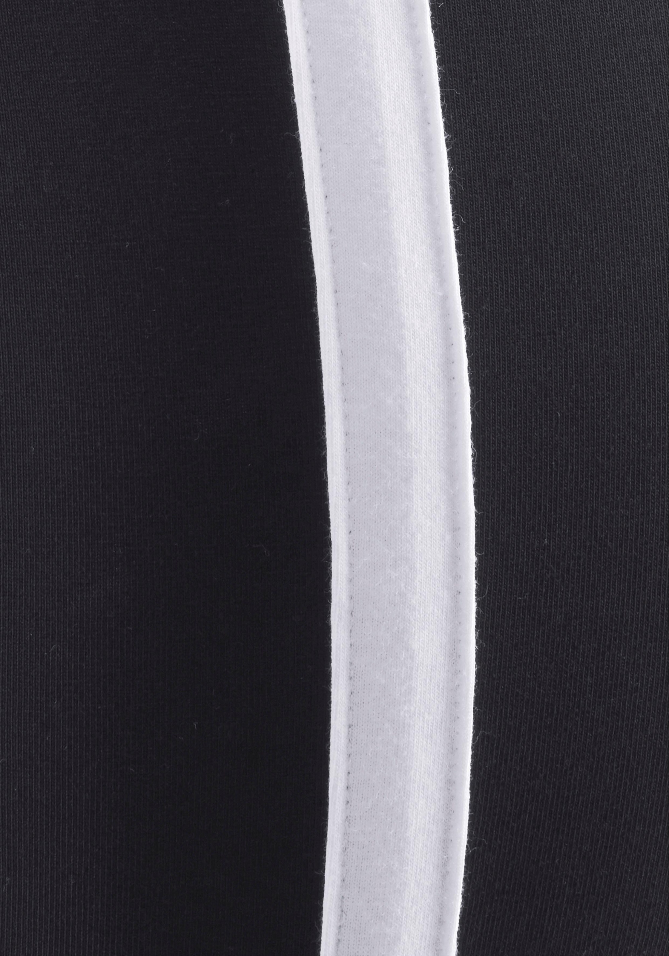 Neun Monate Umstandsleggings »Powered by Flashlights«, mit kontrastfarbigem Streifen