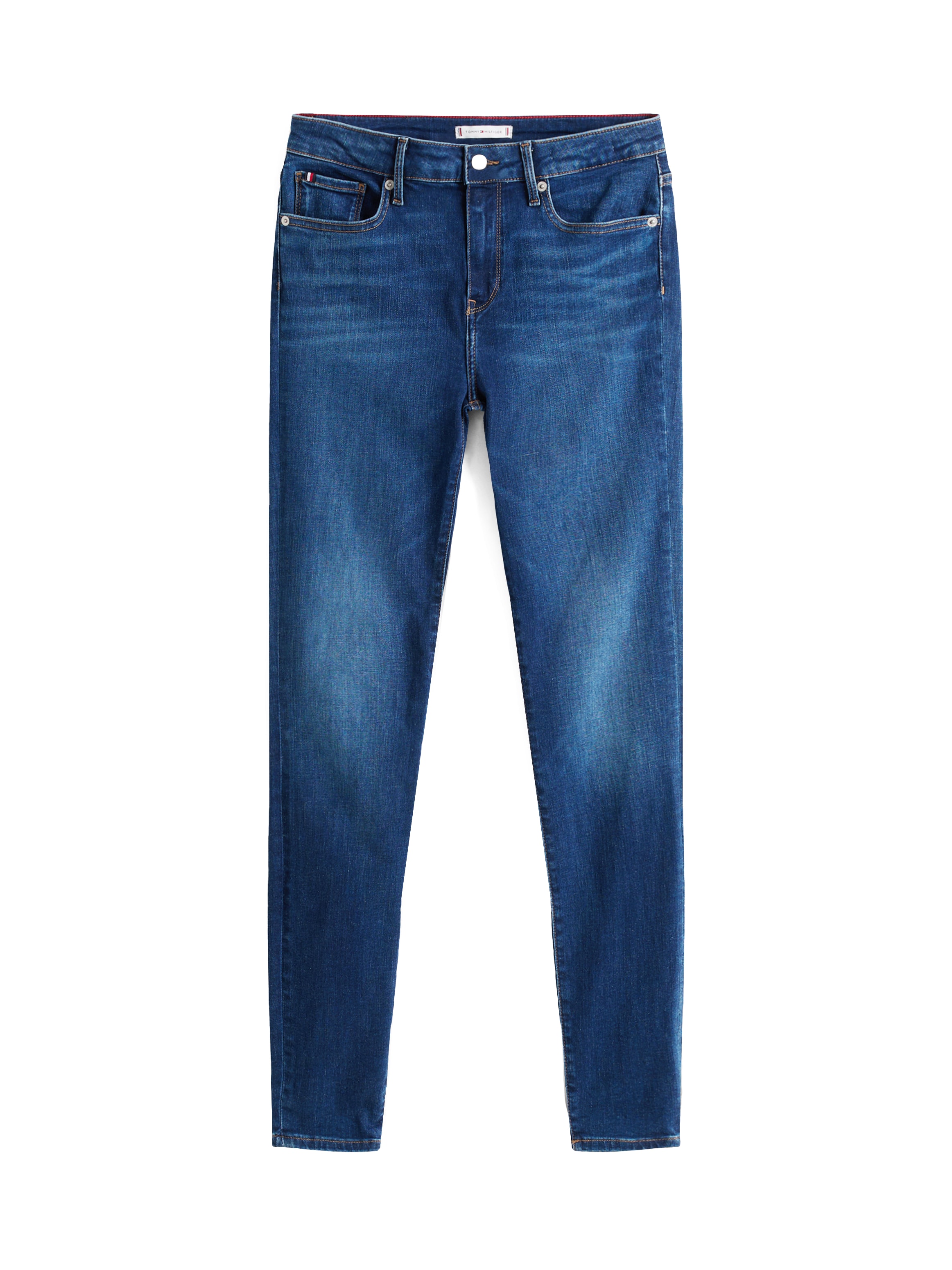 Tommy Hilfiger Skinny-fit-Jeans »COMO Skinny Regular Waist«, mit Logo-Badge, in Knöchellänge