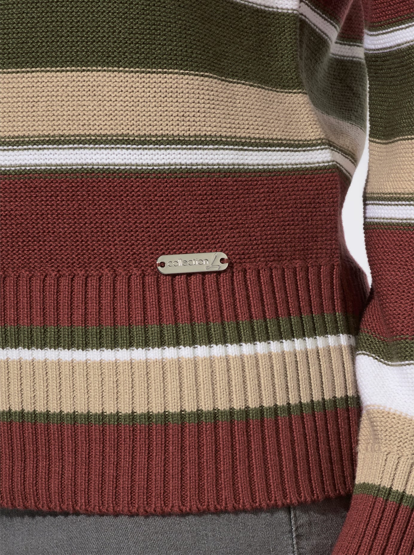Casual Looks Stehkragenpullover »Pullover«