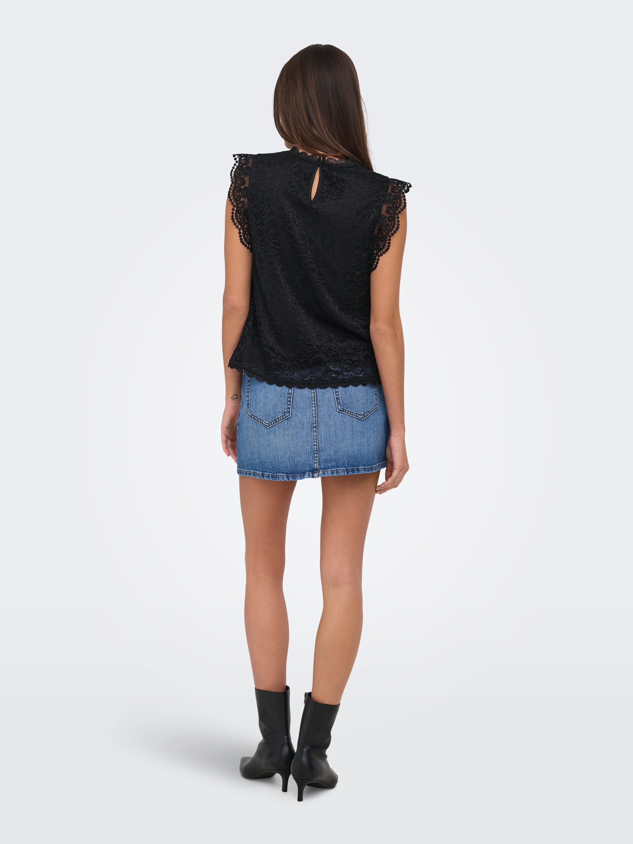 JDY Spitzenshirt »JDYLOTAS S/L LACE TOP JRS«