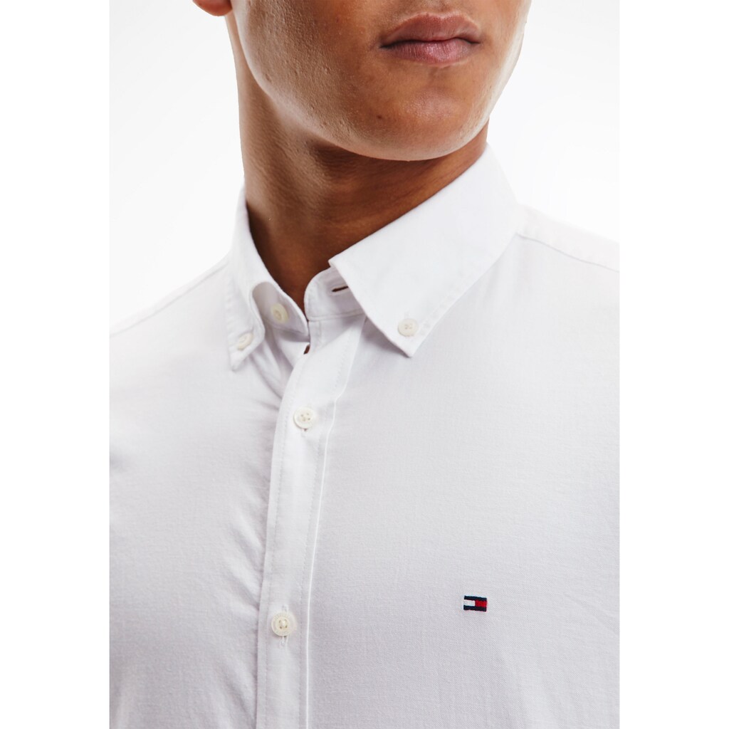 Tommy Hilfiger Langarmhemd »1985 SOLID WOVEN SF SHIRT«