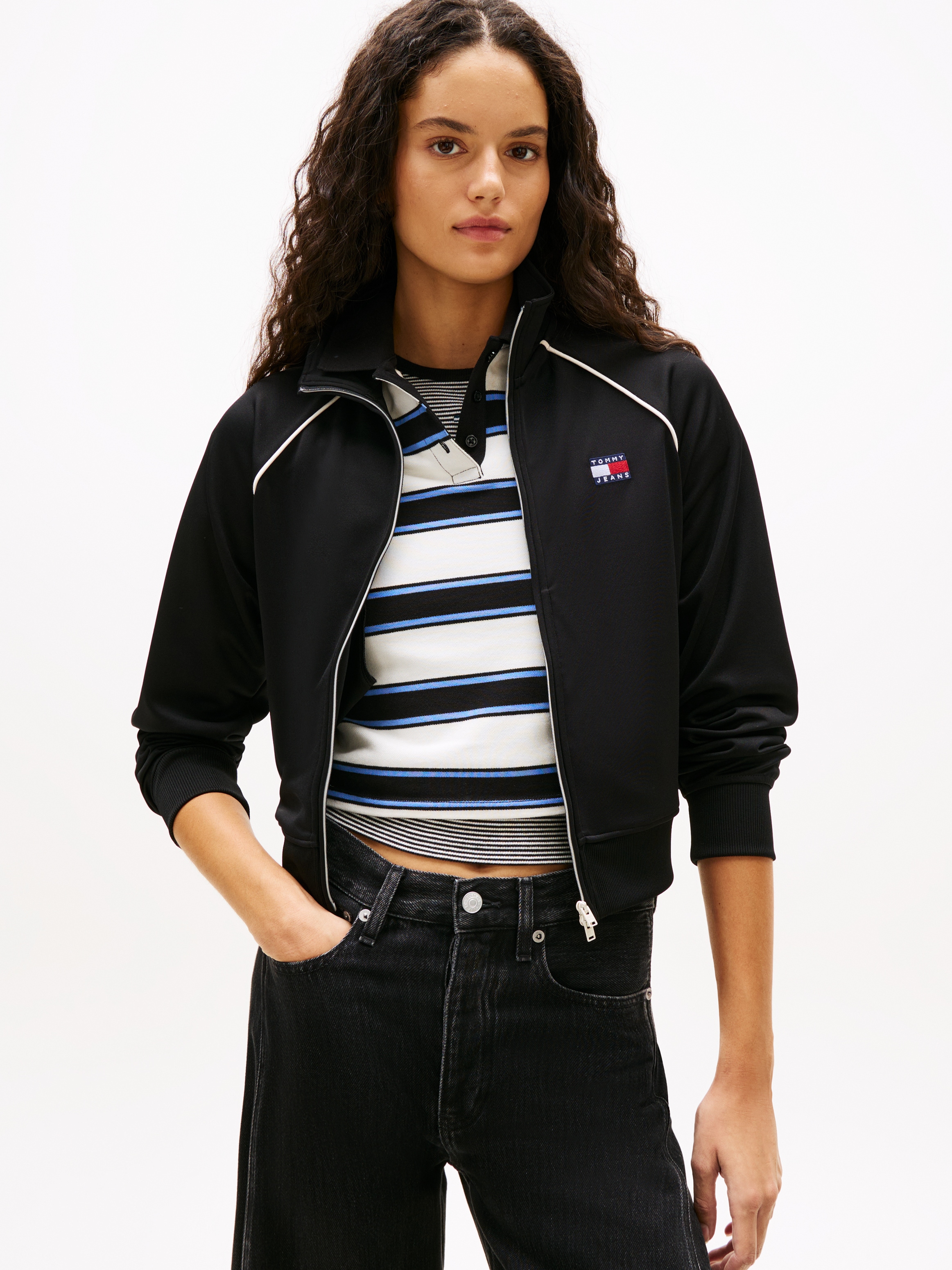 Tommy Jeans Yoga-Sweatjacke »TJW BADGE TRACK JACKET EXT«