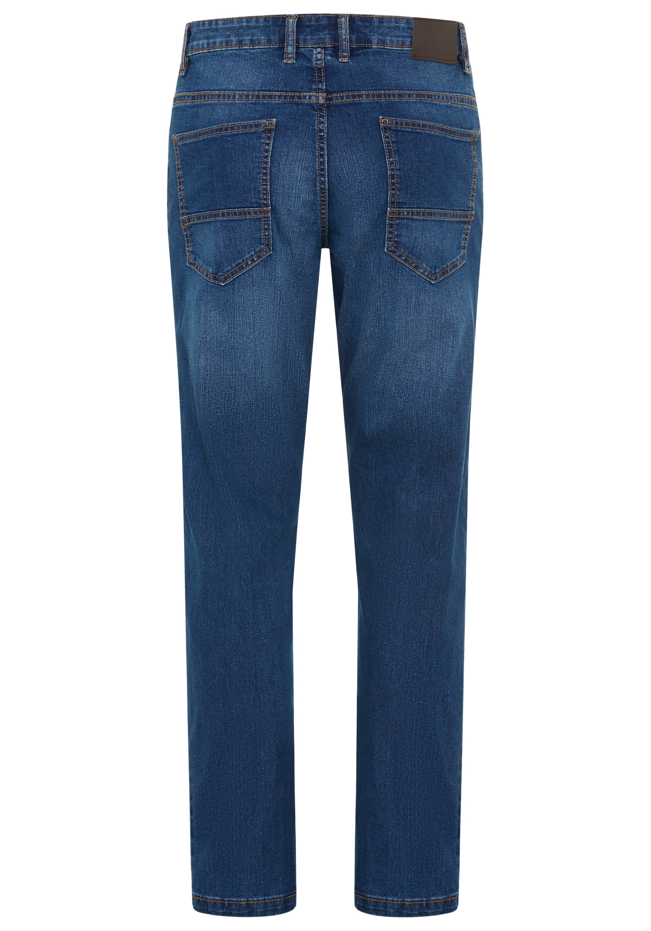 Arizona Straight-Jeans gerader Schnitt, normale Leibhöhe, mit Knopf- und Reißverschluss