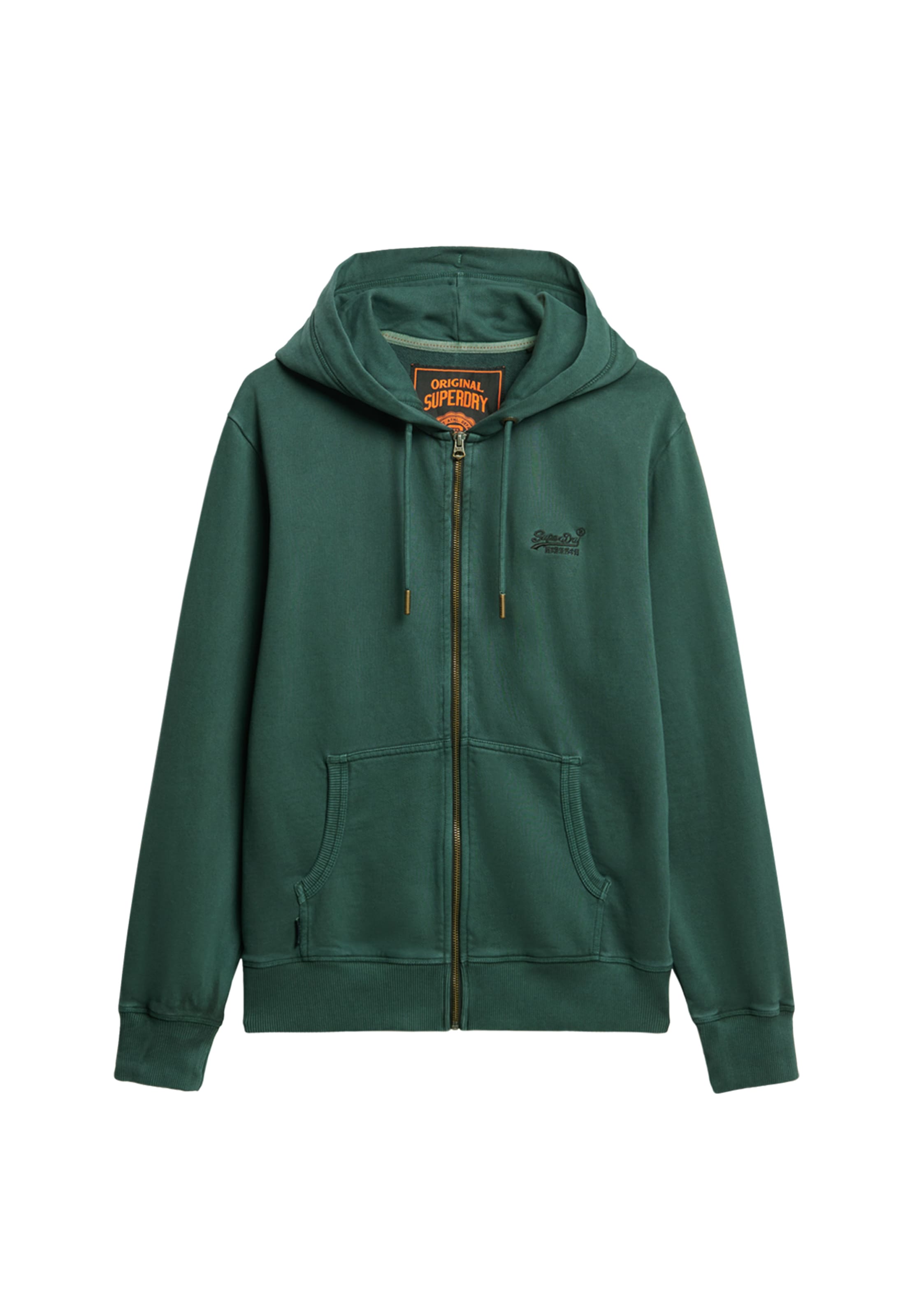 Superdry Kapuzensweatjacke »ESSENTIAL LOGO WASHED ZIPHOOD«