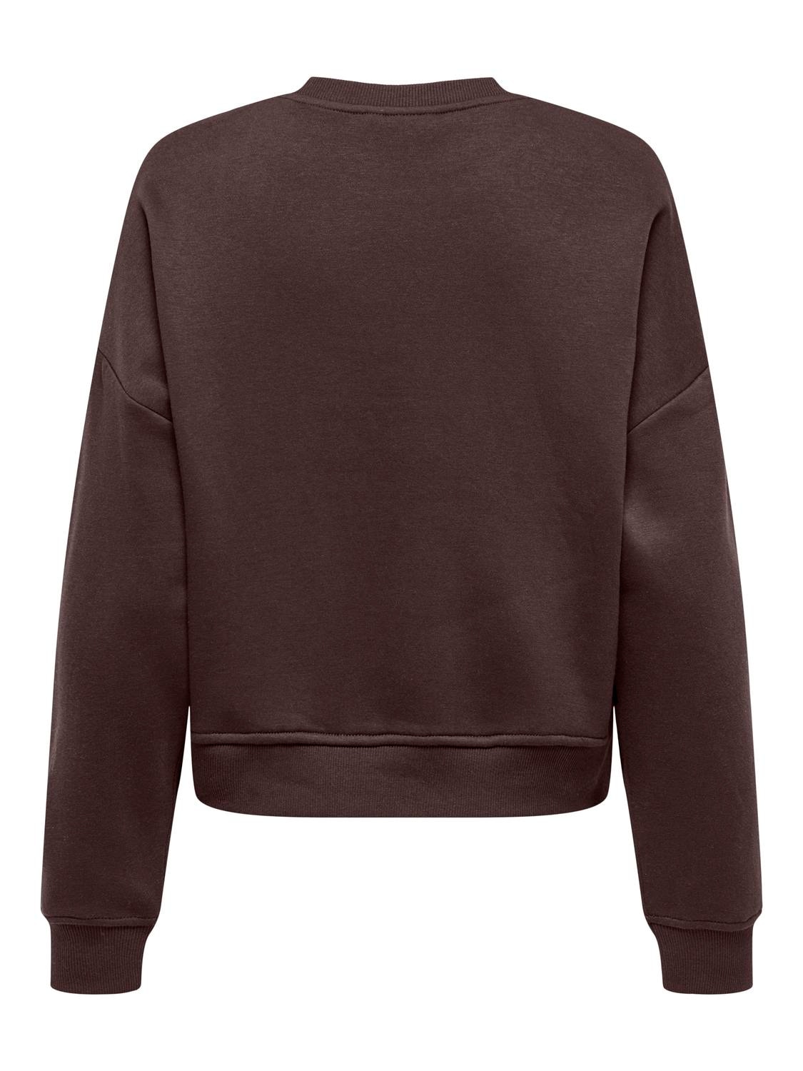 ONLY Sweatshirt »ONLSWEAT L/S CREW OVERSIZE SWT«, Baumwollmischung, loose fit, Rundhals
