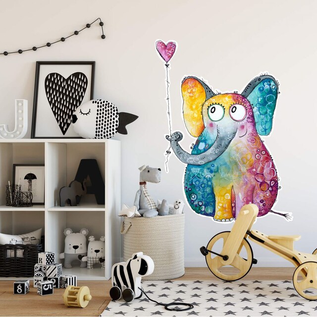 Wall-Art Wandtattoo »Elefant mit Herz Luftballon«, (1 St.) bei OTTO