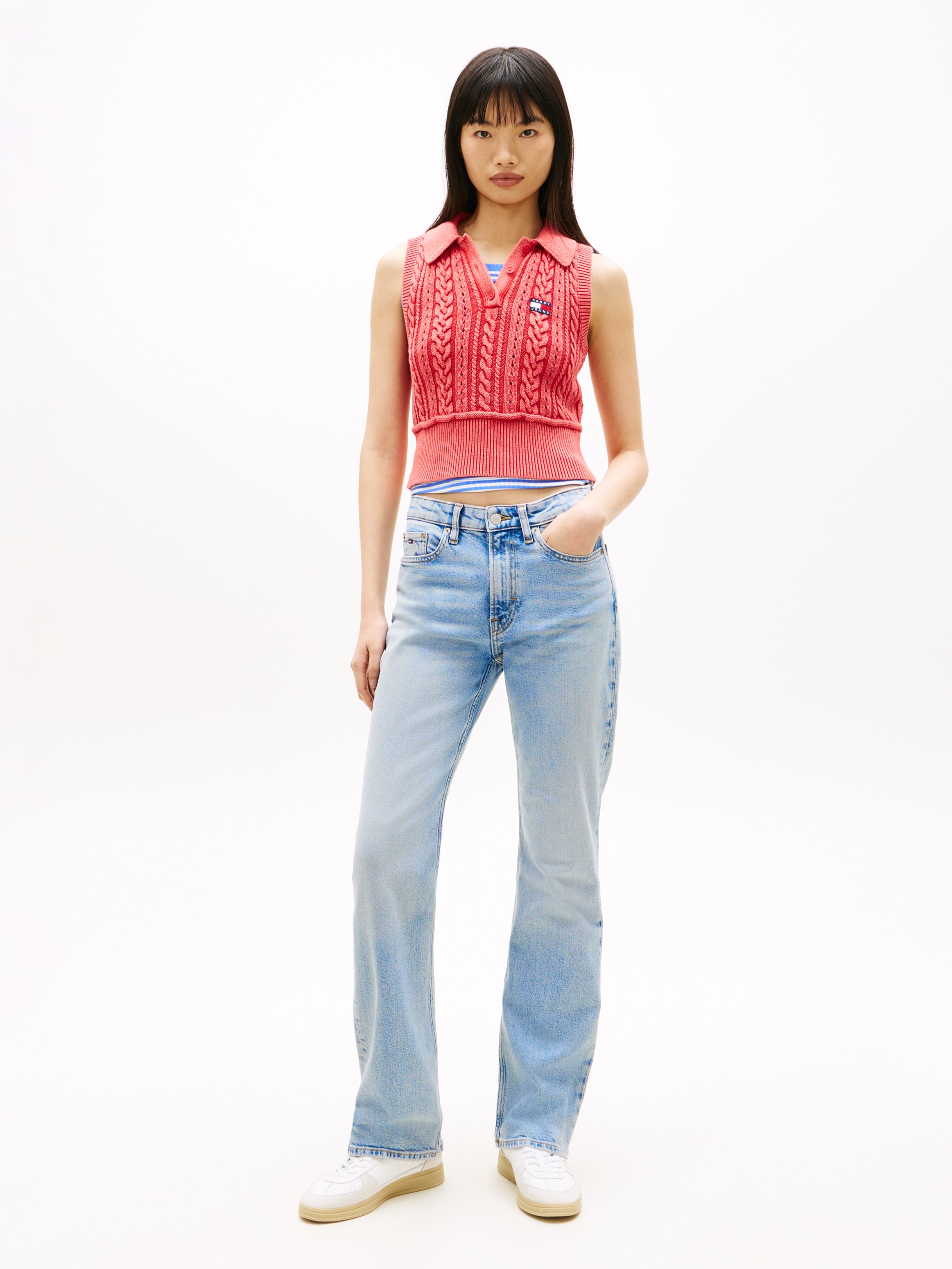 Tommy Jeans Bootcut-Jeans »CLEO MID BOOTCUT« im Baumwoll-Mix, Mid Waist