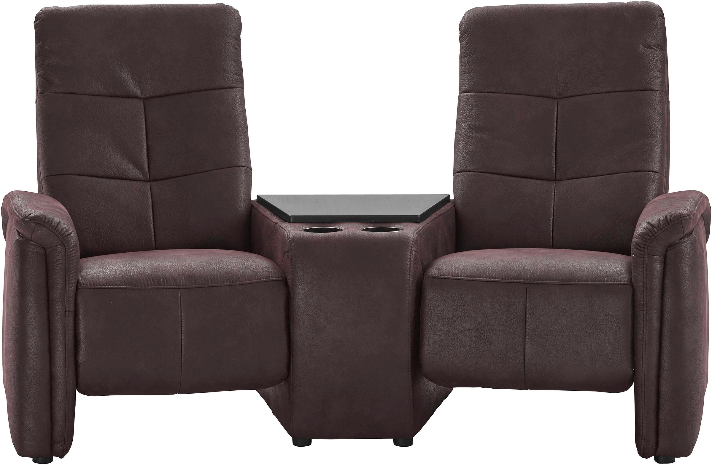 exxpo - sofa fashion 2-Sitzer »Tivoli, Kinosofa mit Relaxfunktion, mit Ablagetisch und Stauraum« bequem und komfortabel