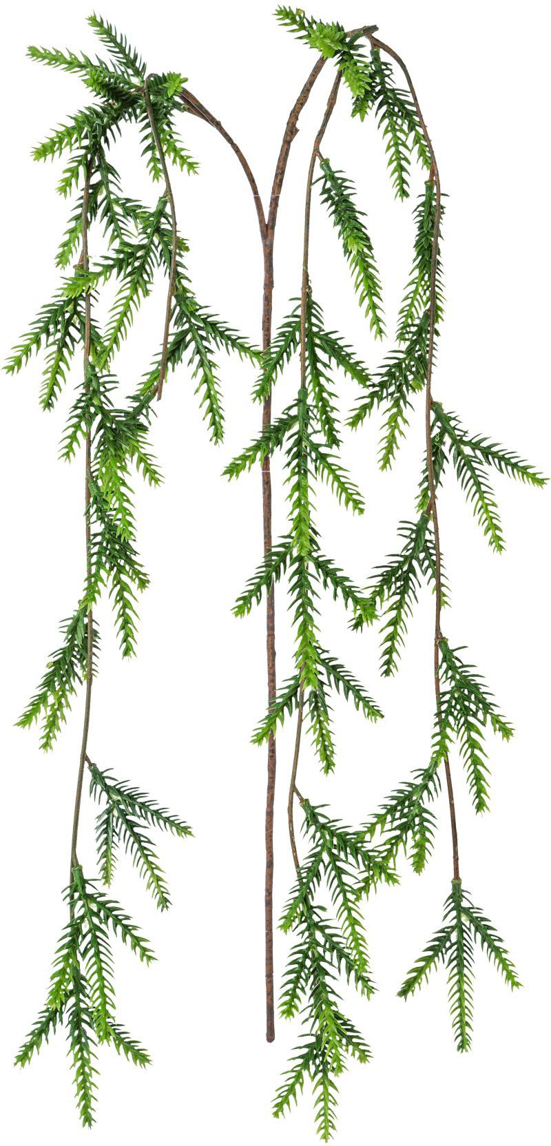 Creativ green Winterliche Kunstpflanze »Weihnachtsdeko«, mit zahlreichen Fichtenspitzen und Zapfen, 3er-Set