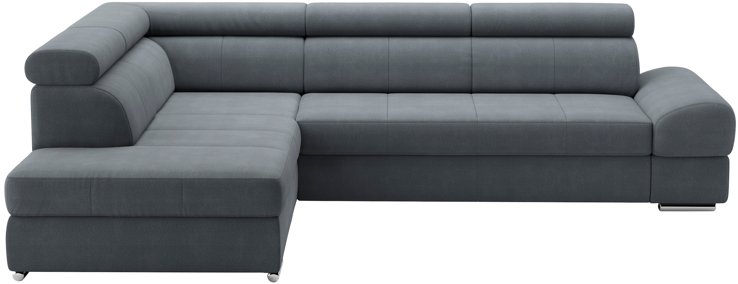 sit&more Ecksofa »Broadway L-Form« mit verstellbaren Kopfteilen, wahlweise mit Bettfunktion